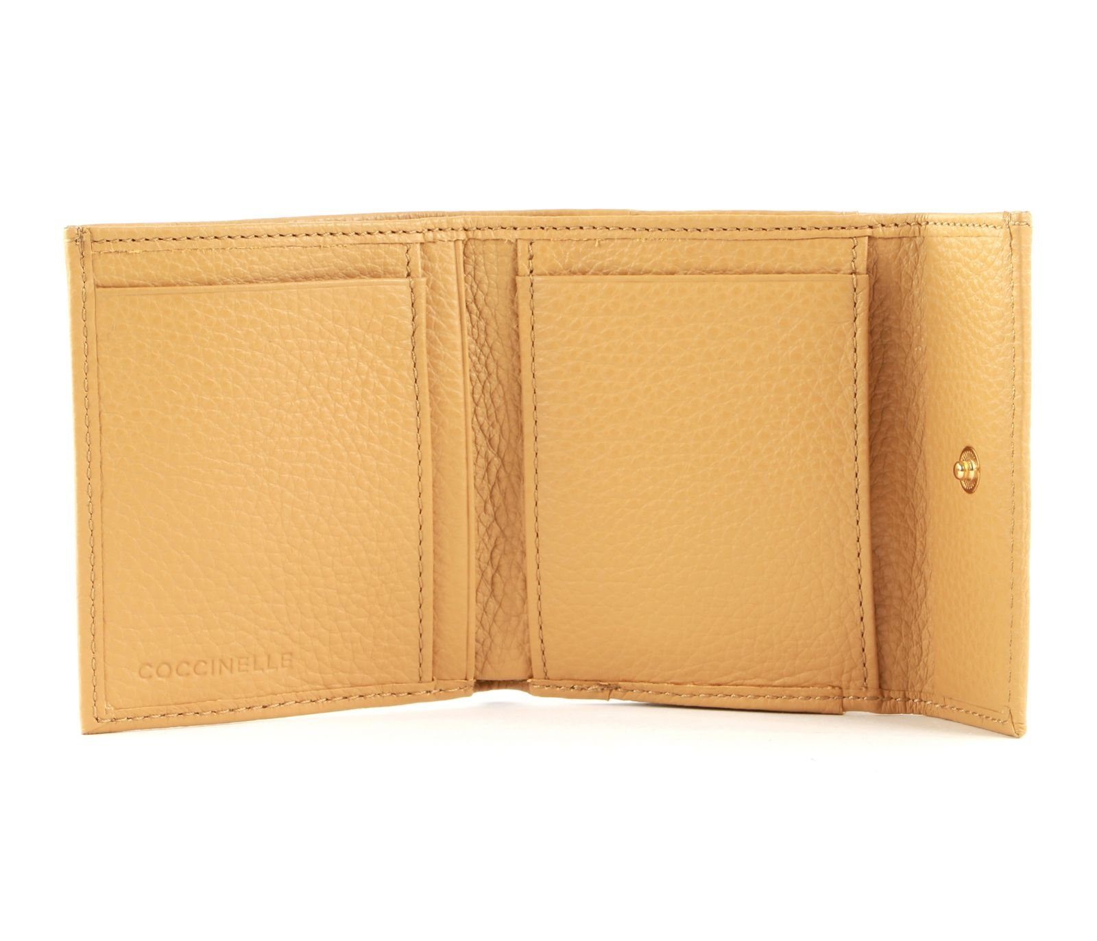 COCCINELLE Geldbörse Metallic Soft, aus echtem Rindsleder