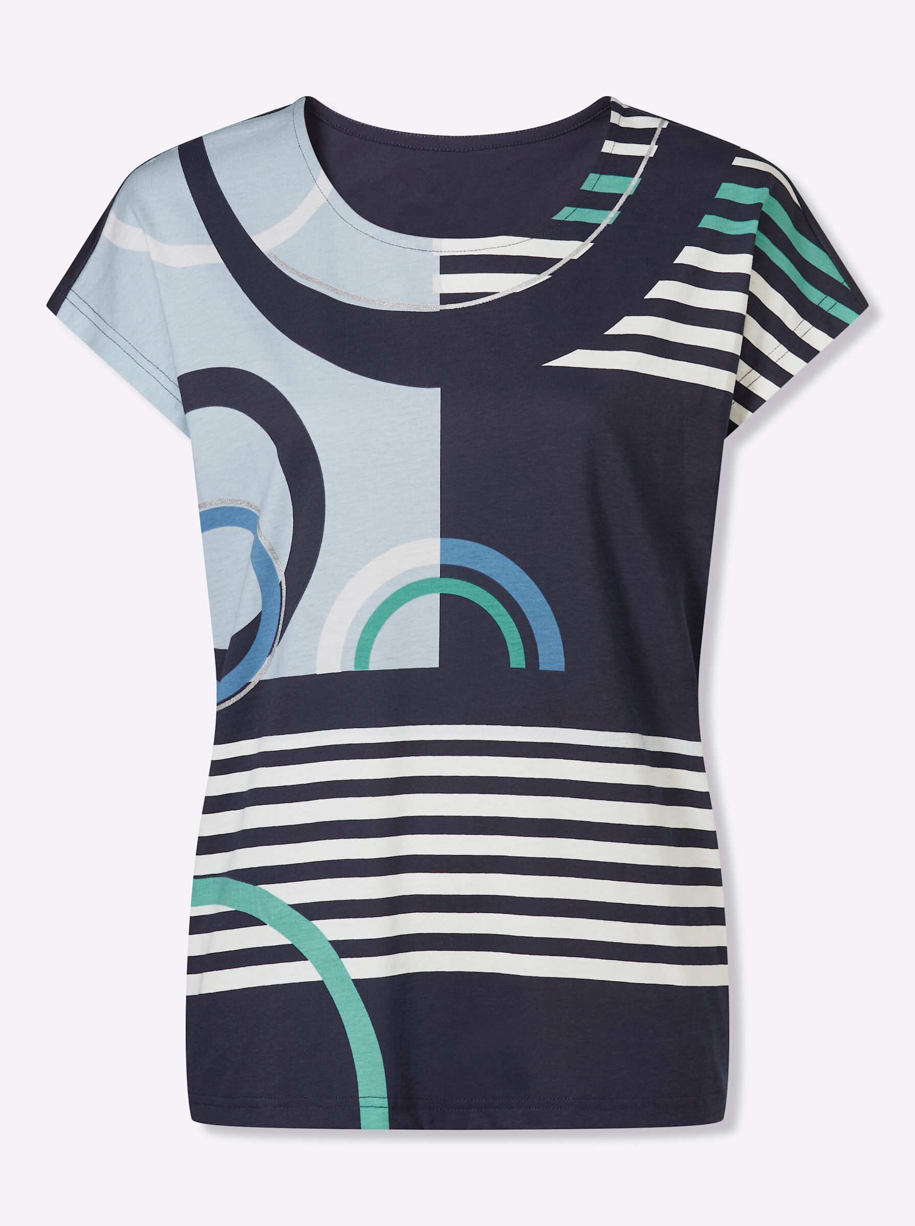 T-Shirt Rundhals-Shirt Extra kurz