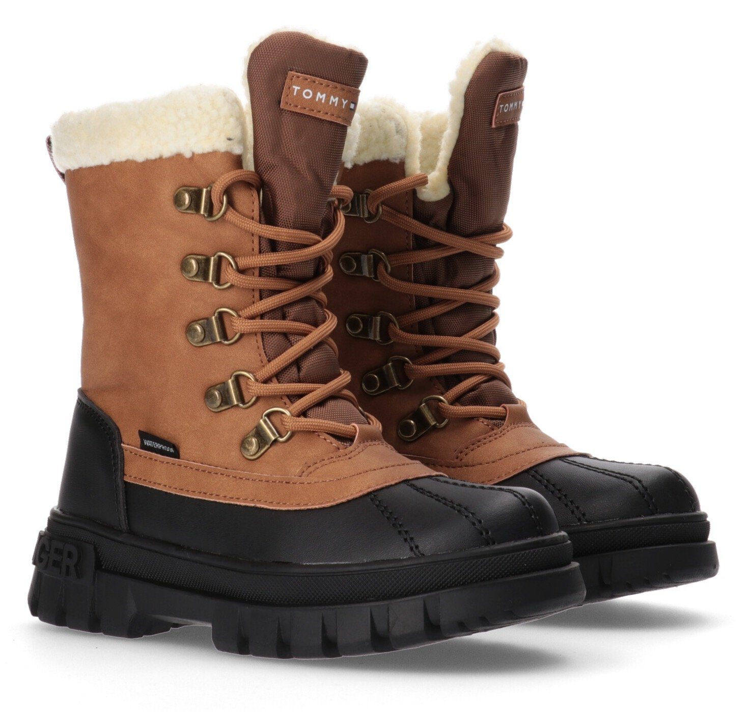 Tommy Thermostiefel Snowboots mit Hilfiger Warmfutter LACE-UP BOOT