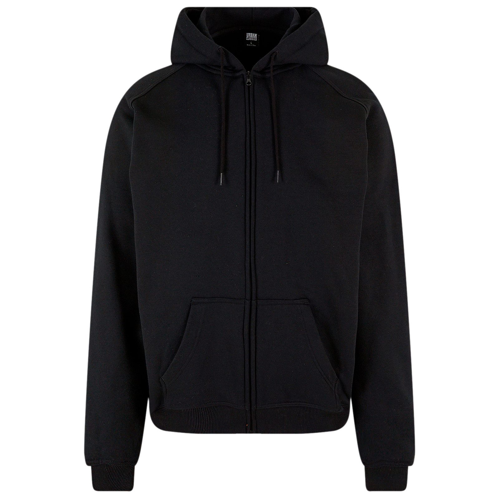 Urban Classics Plus Size Sweatjacke XXL Kapuzen Sweatjacke schwarz Urban Cl günstig online kaufen