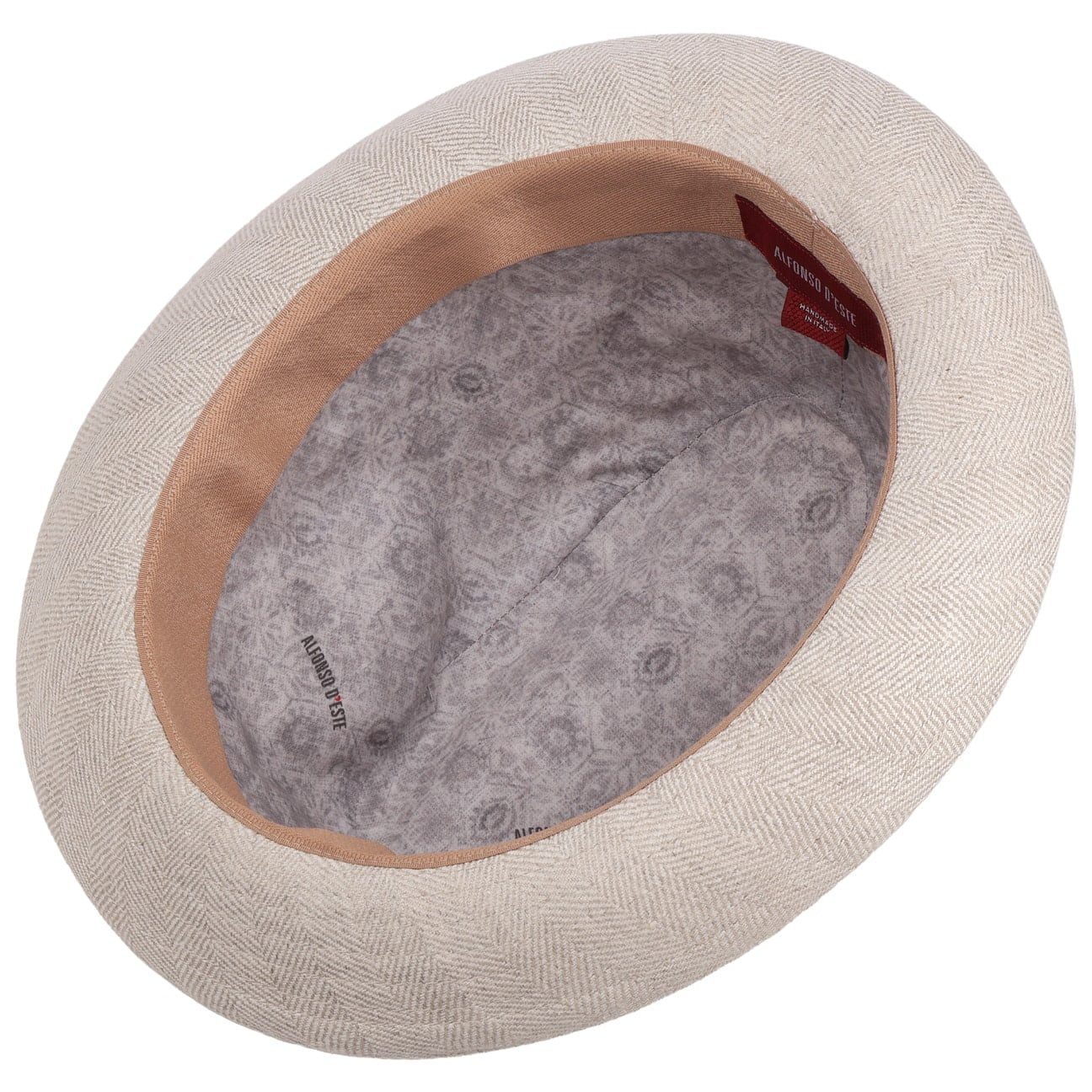 Alfonso D´Este Sonnenhut (1-St) Sommerhut mit Futter, Made in Italy