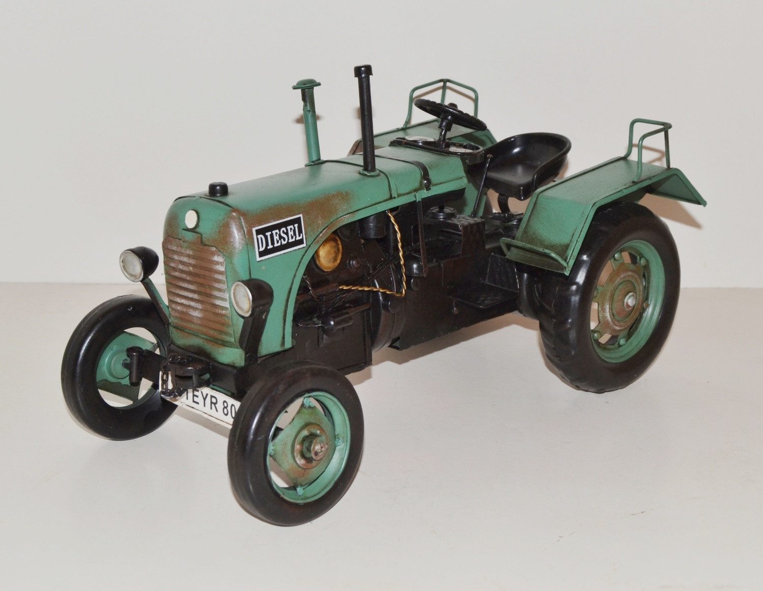 Modelltraktor Blechtraktor Oldtimer Marke Steyr Daimler Puch Traktor Modell L 33 cm