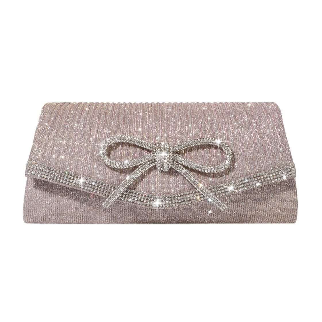 Zaewry Abendtasche Glitzer Abendtasche, Elegante Envelope Tasche Kettentasche, Schultertaschen für Hochzeit Party Freizeit Date