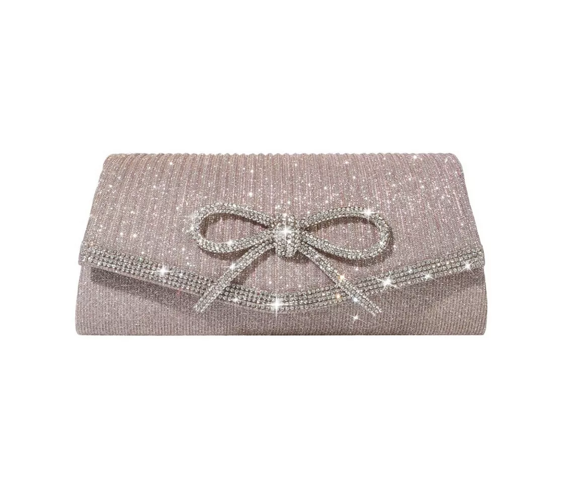 Zaewry Abendtasche Glitzer Abendtasche, Elegante Envelope Tasche Kettentasche, Schultertaschen für Hochzeit Party Freizeit Date