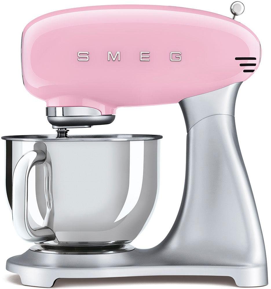 Smeg Küchenmaschine SMF02PKEU Cadillac Schüssel Pink, W, 4,8 800 l