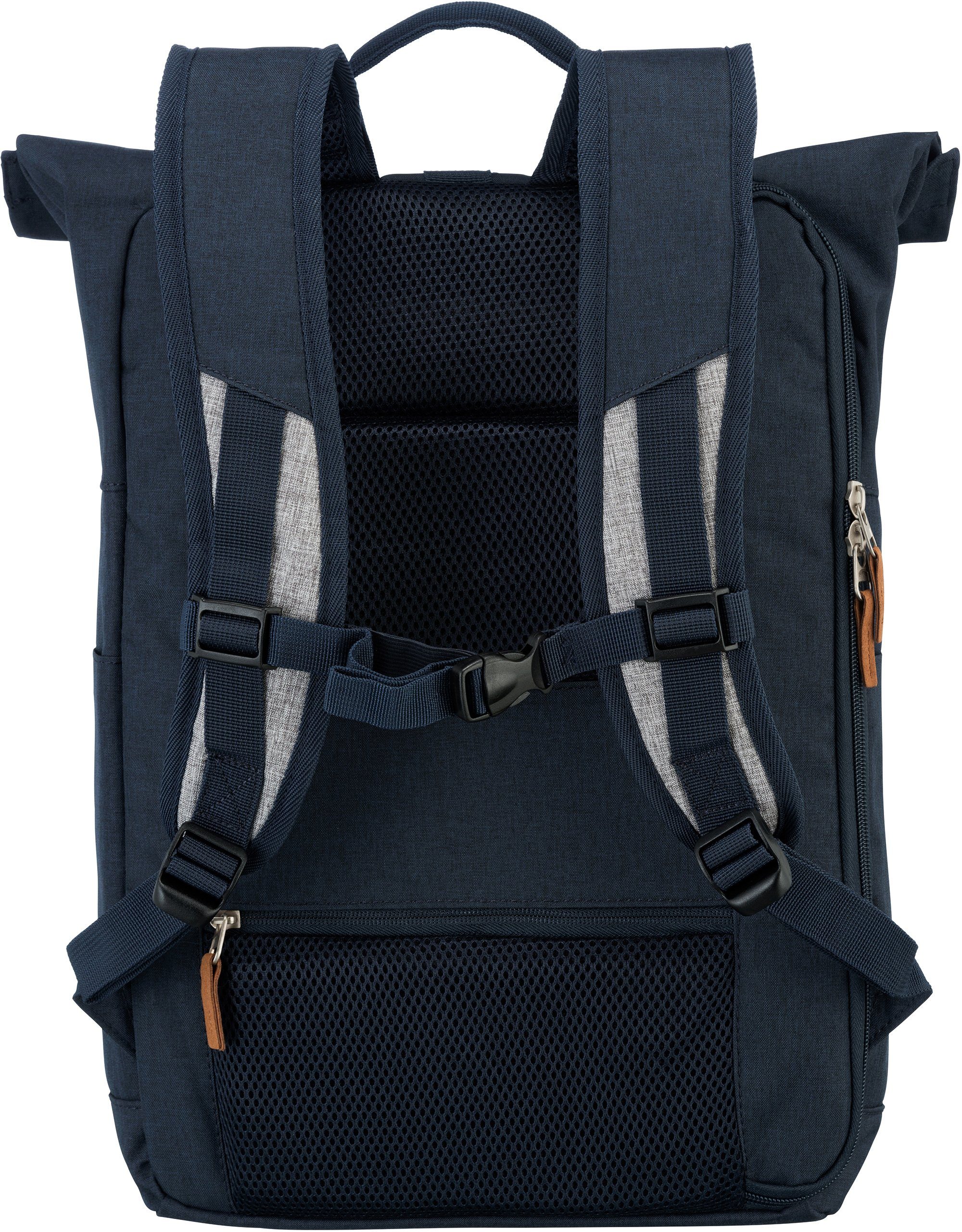 travelite Freizeitrucksack BASICS Rollup Rucksack, Arbeitsrucksack Sportrucksack Reiserucksack Schulrucksack