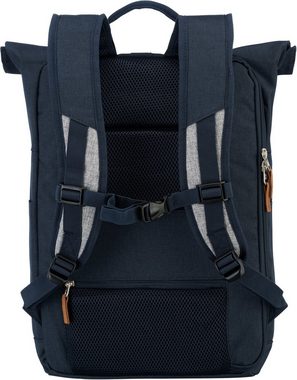 travelite Daypack BASICS Rollup Rucksack, Freizeitrucksack Wanderrucksack Reiserucksack Trolley-Aufsteck-System