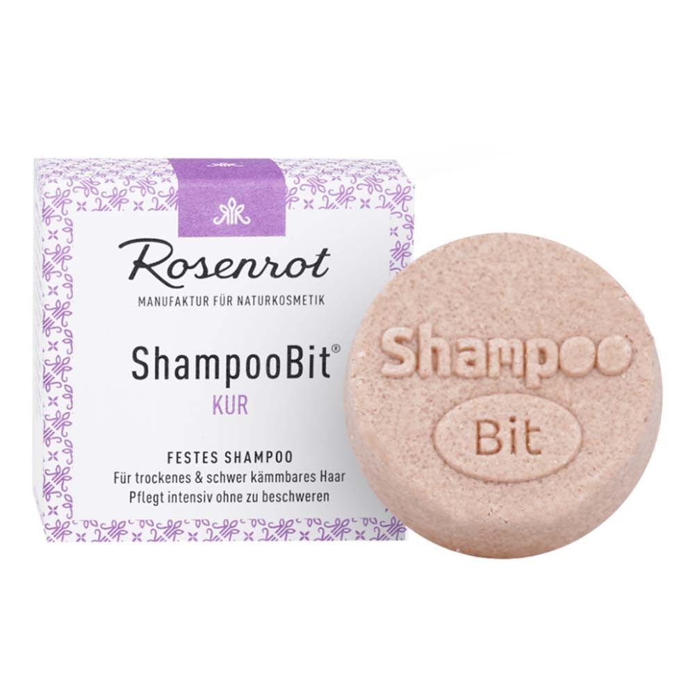 Rosenrot Festes Haarshampoo Festes ShampooBit® - Kur 60g