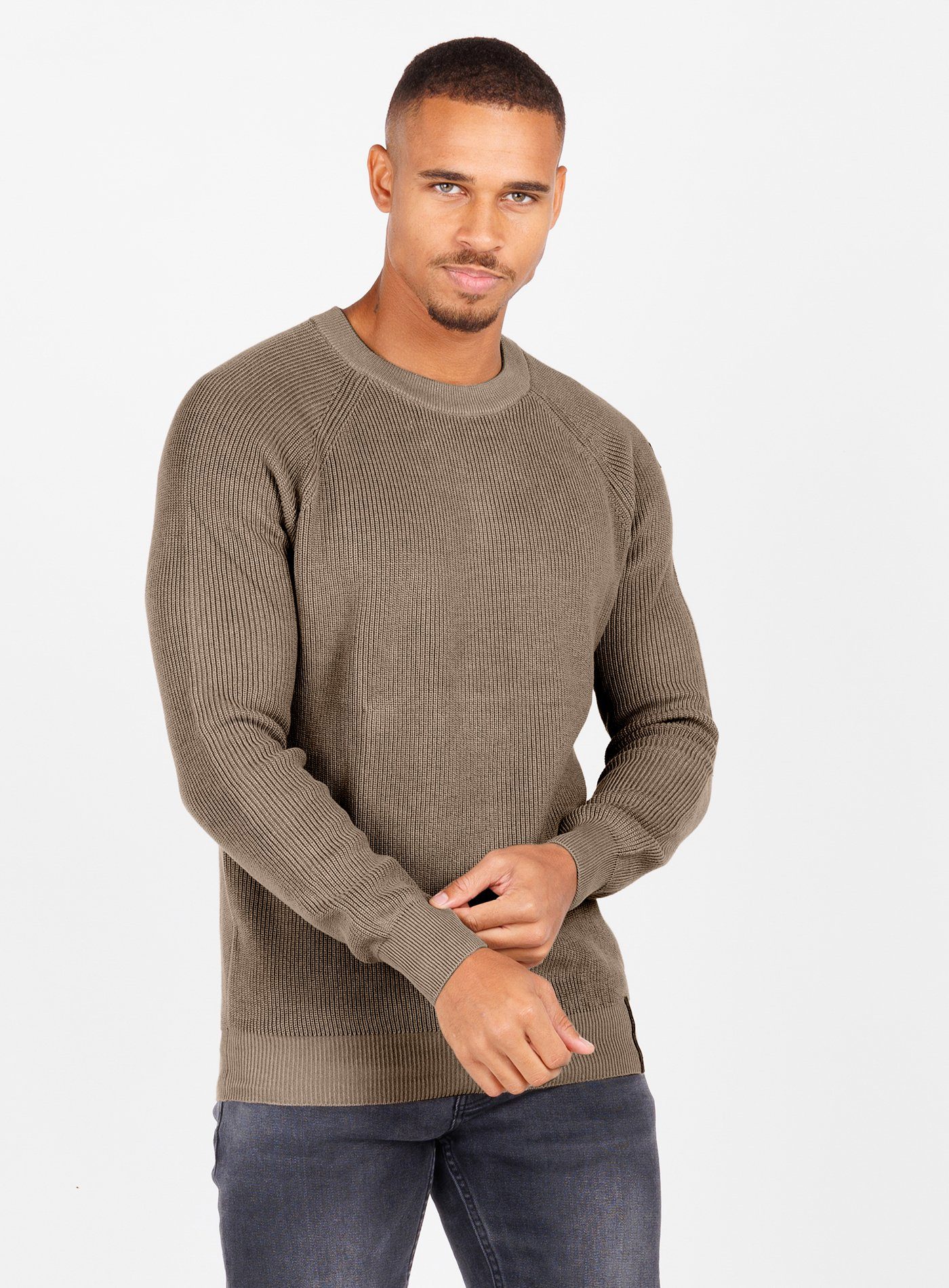 Key Largo Rundhalspullover MST SCOOTER round (1-tlg)