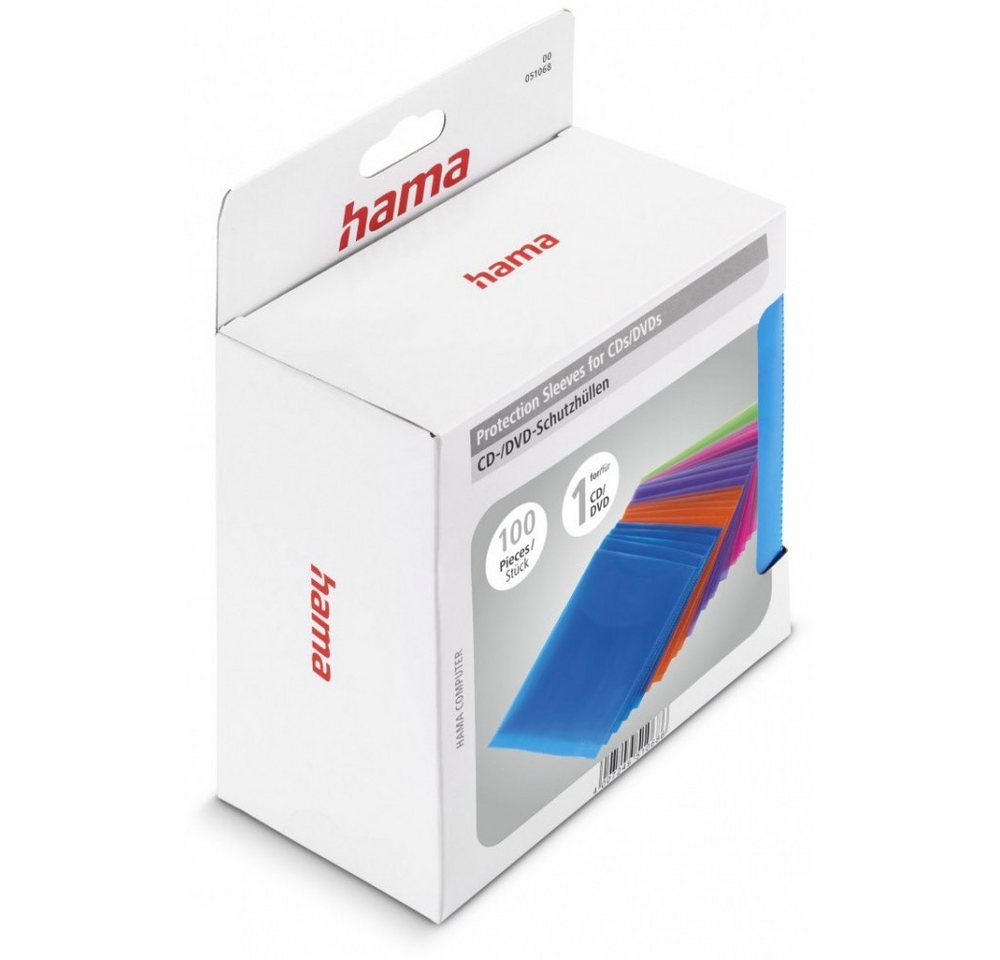 Thumbnail - Hama Aufbewahrungsbox Hama CD/DVD-ROM Papierhüllen 100er für Medien. (Hülle, Platzsparende CD/DVD Hüllen aus robustem Po...