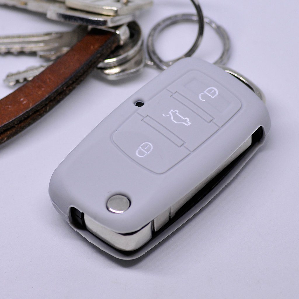 mt-key Schlüsseltasche Autoschlüssel Softcase Silikon Schutzhülle günstig online kaufen