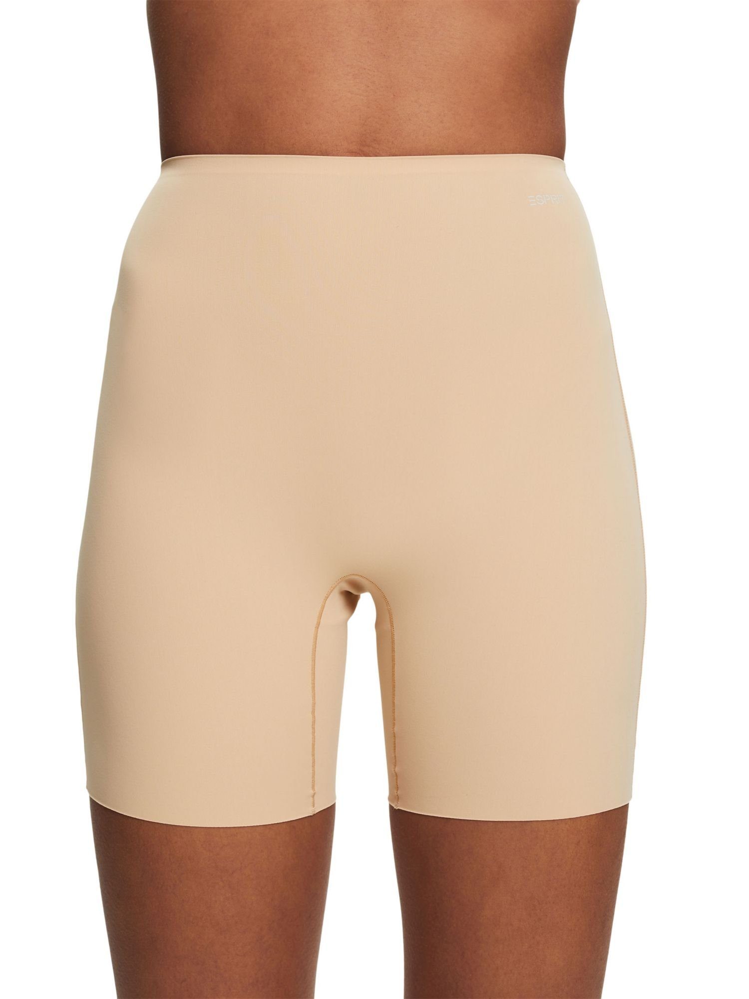 Shorts dezentem BEIGE Hipster DUSTY Recycelt: Shaping-Effekt Esprit mit