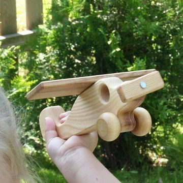 Lotes Toys Spielzeug-Flugzeug Holz Flugzeug Dany, aus fein geschliffenem Eschenholz