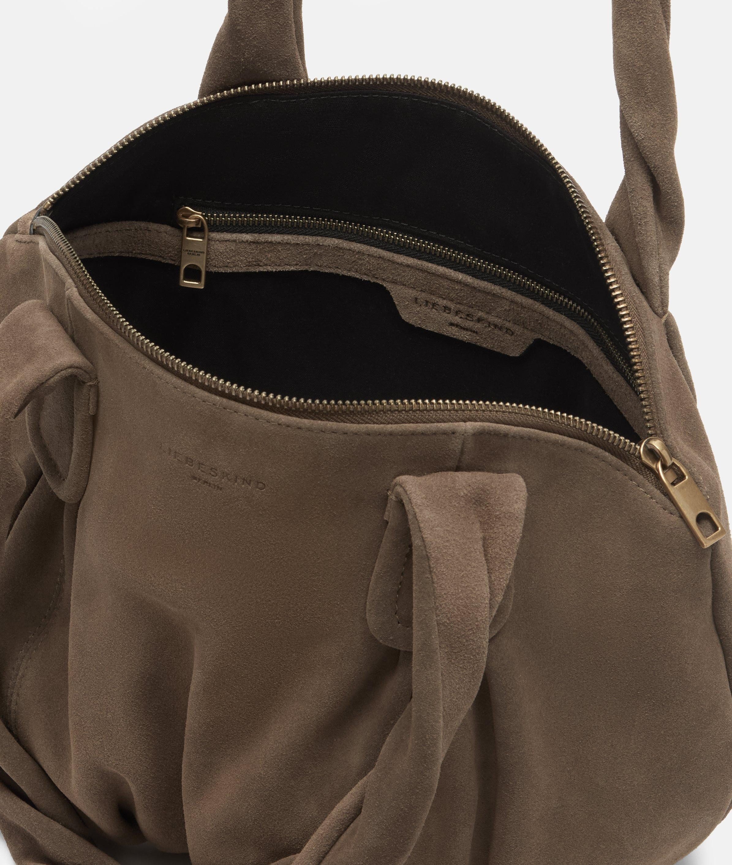 Liebeskind Berlin Shopper Archive Lucy Shopper S, Handlicher Shopper aus weichem Veloursleder