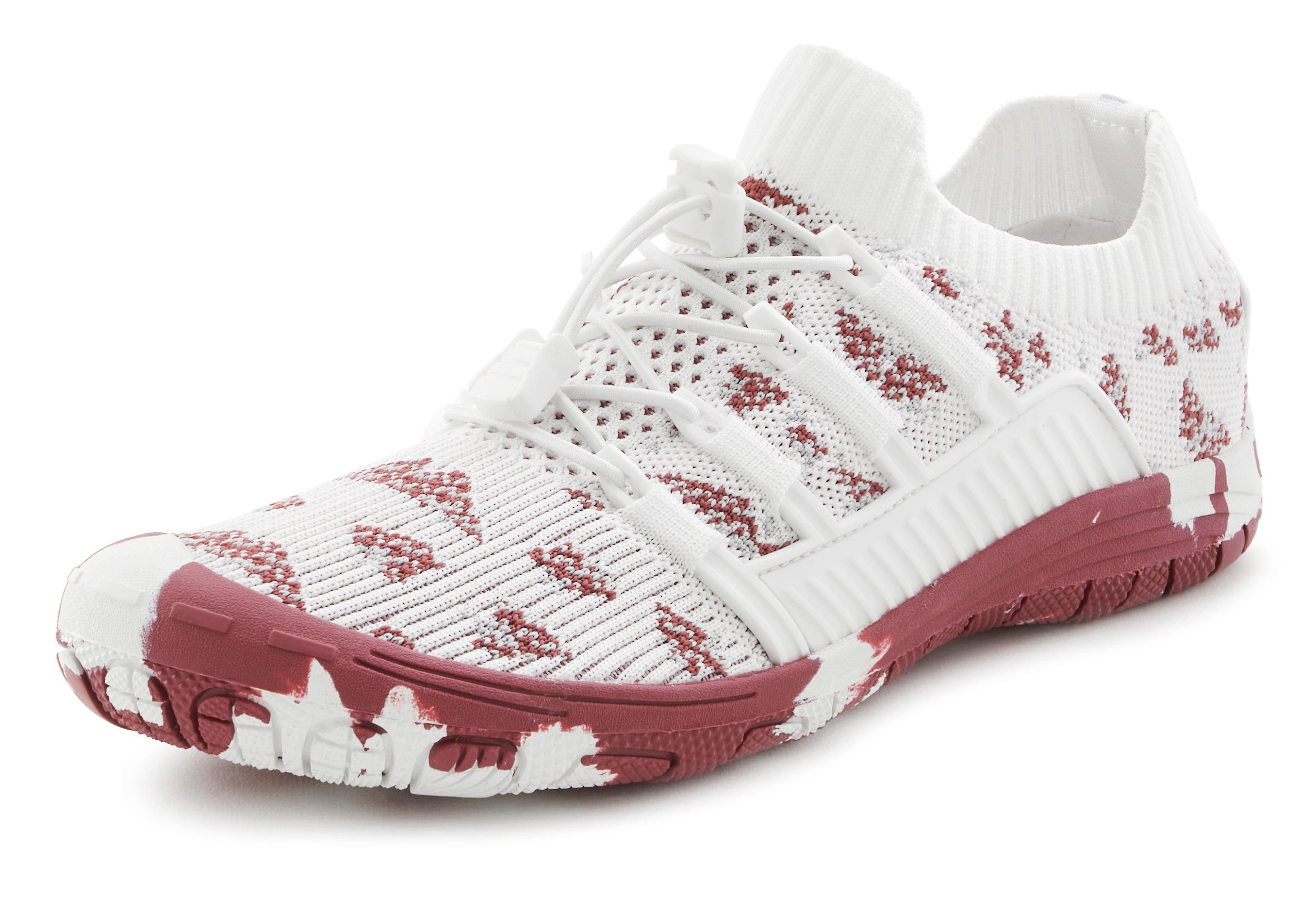 Venice Beach Badeschuh, Slipper, Wasserschuh, Badelatsche, Badeschlappe Aquaschuh mit elastischen Bändern für schnelles Reinschlüpfen, Unisex VEGAN