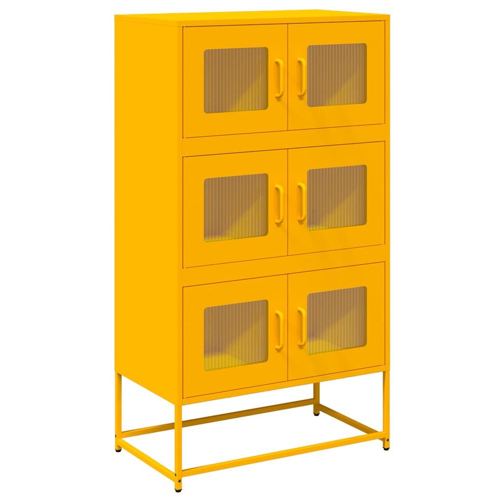 vidaXL Highboard Highboard Senfgelb 68x39x123 cm günstig online kaufen