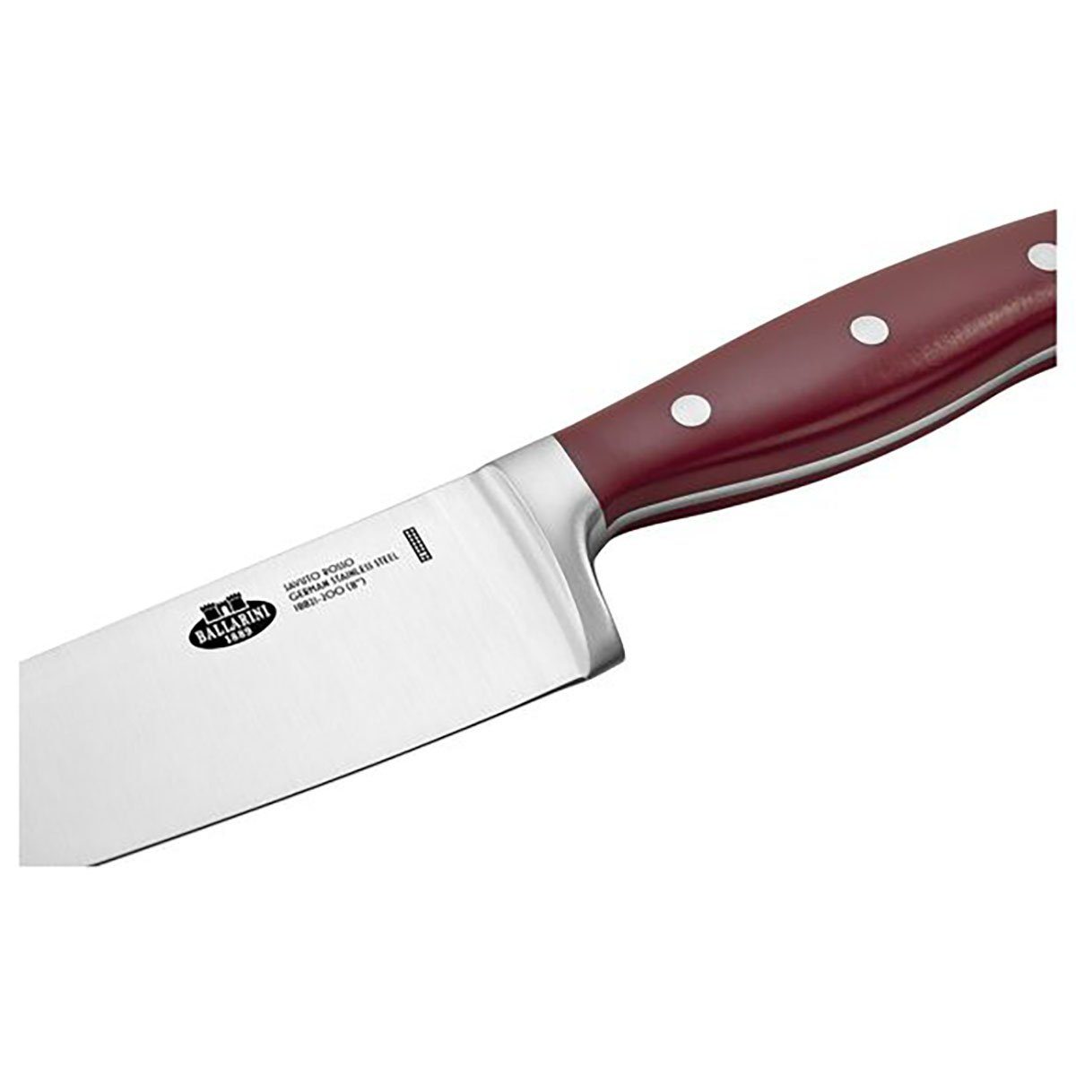 BALLARINI Kochmesser BALLARINI Savuto Kochmesser, 20 cm Bordeaux Korrosionsbeständig