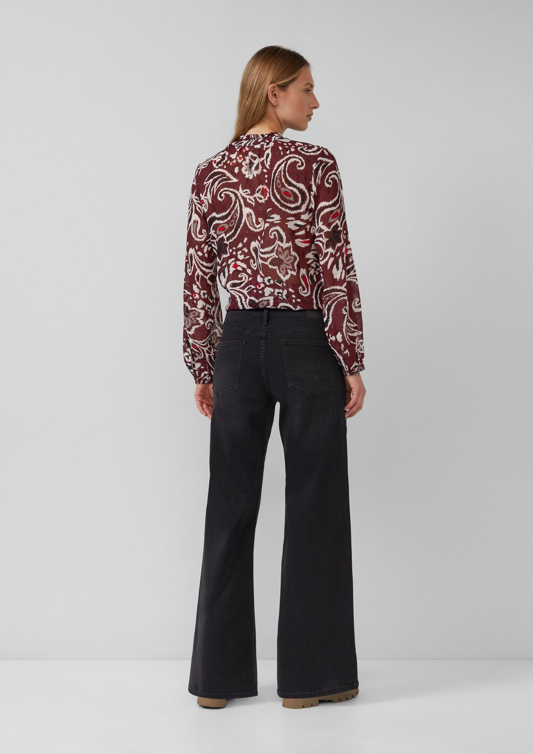 s.Oliver Weite Jeans Jeans-Hose SURI Jeans Suri / Regular Fit / Mid Rise / Wide Leg / Schmuck-Detail
