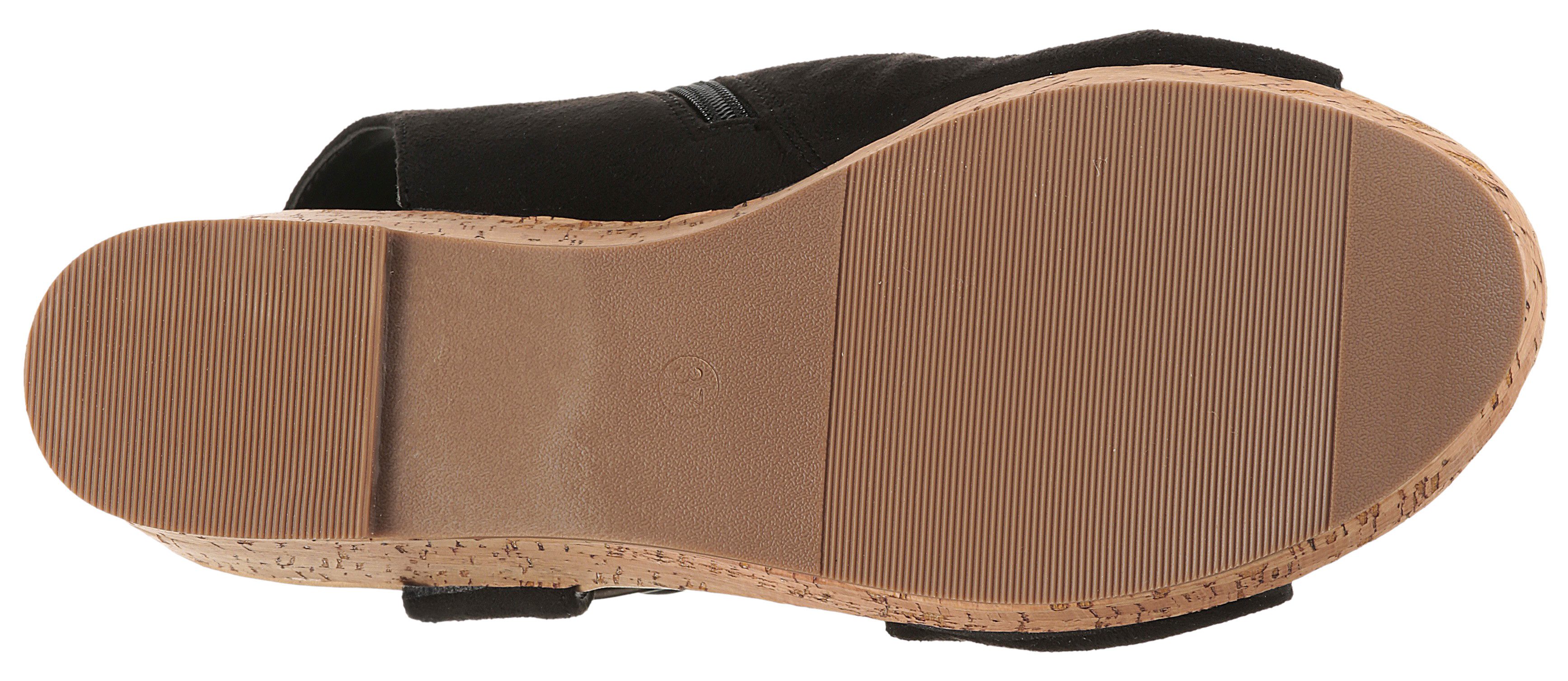 Aniston SHOES Keilsandalette Schaftsandale, Plateausandale, Sommerschuh - NEUE KOLLEKTION – Bild 5 von 5