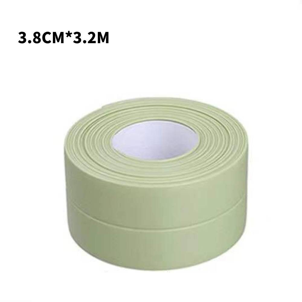 Blusmart Dichtungsband Dichtungsband für Küche und Bad, (Selbstklebend Abdichtungsband Wasserdicht, 0,38m*3,2m), Für Küche und Bad zum Abdichten von Wannen, Waschbecken