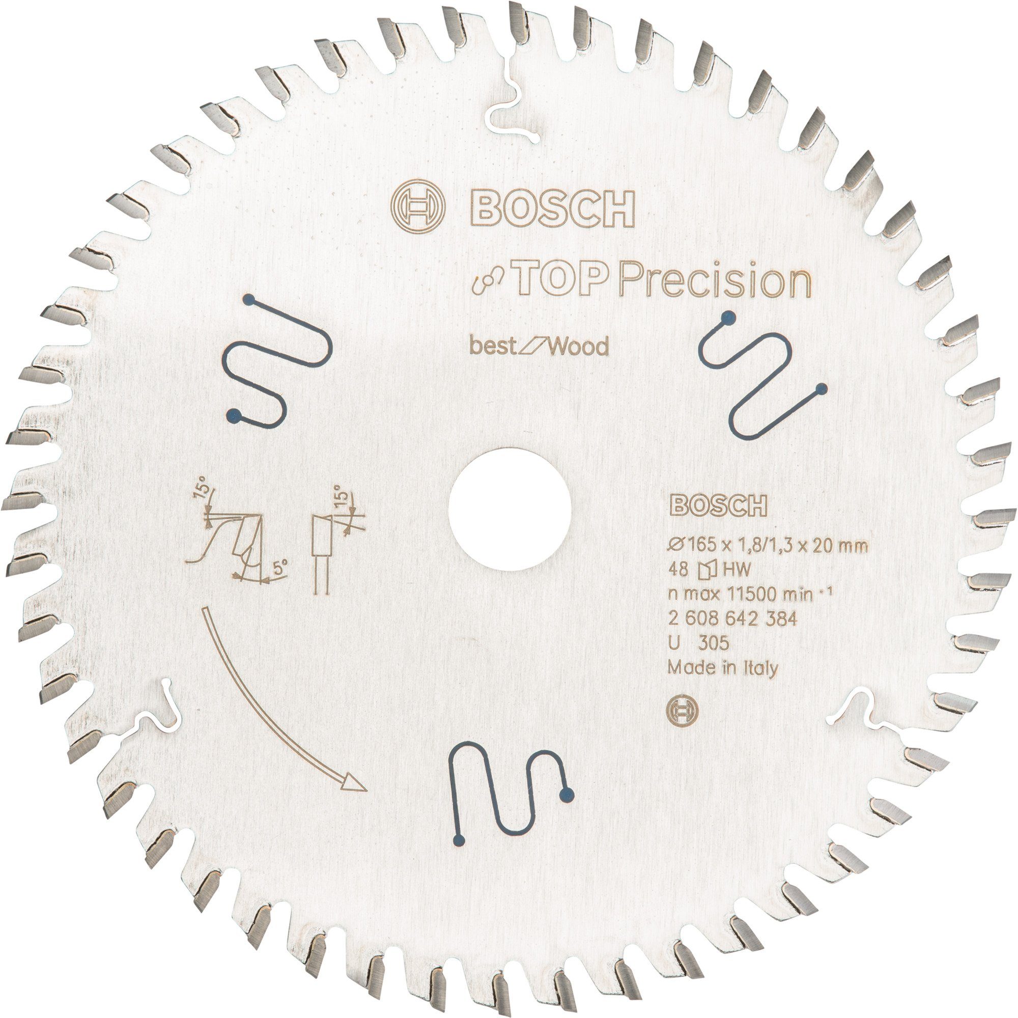 Bosch Professional Sägeblatt Bosch Professional Kreissägeblatt Best for Wood, Ø