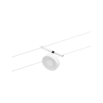 Paulmann Deckenleuchte LED Seilsystem Spot Circle in Weiß-matt und Chrom 5W 180lm, keine Angabe, Leuchtmittel enthalten: Ja, fest verbaut, LED, warmweiss, Seilsystem