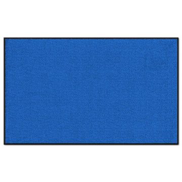 Fußmatte Schmutzfangmatte Joy Blau, Sauberlaufmatte in 2 Größen, Eingangsmatte, Use & Wash, Rechteckig, Höhe: 7 mm