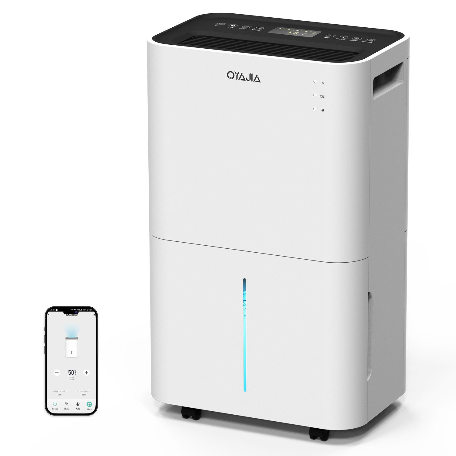 oyajia Luftentfeuchter Luftentfeuchter elektrisch mit App & WLAN, Schlafmod günstig online kaufen