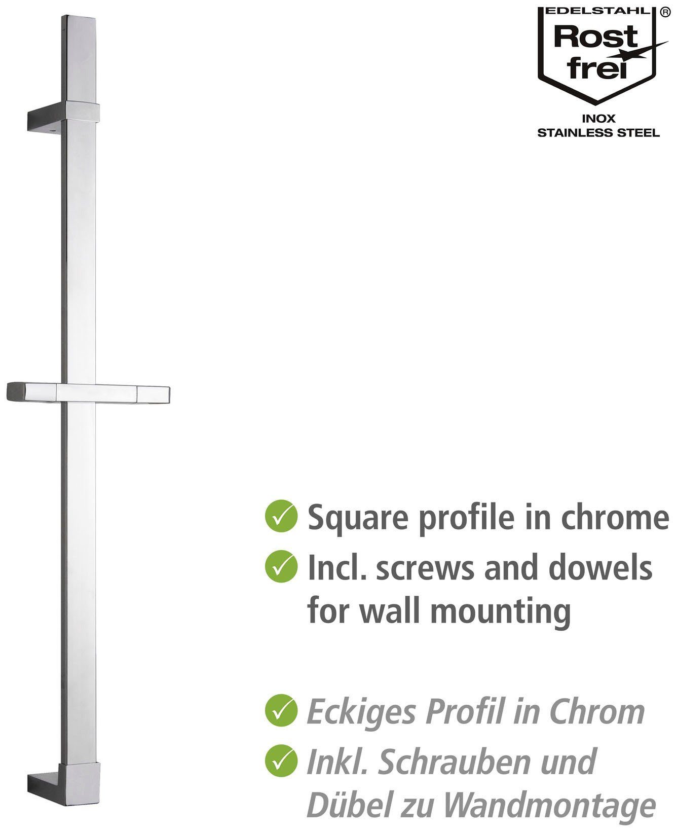 WENKO Duschstange Design, Chrom