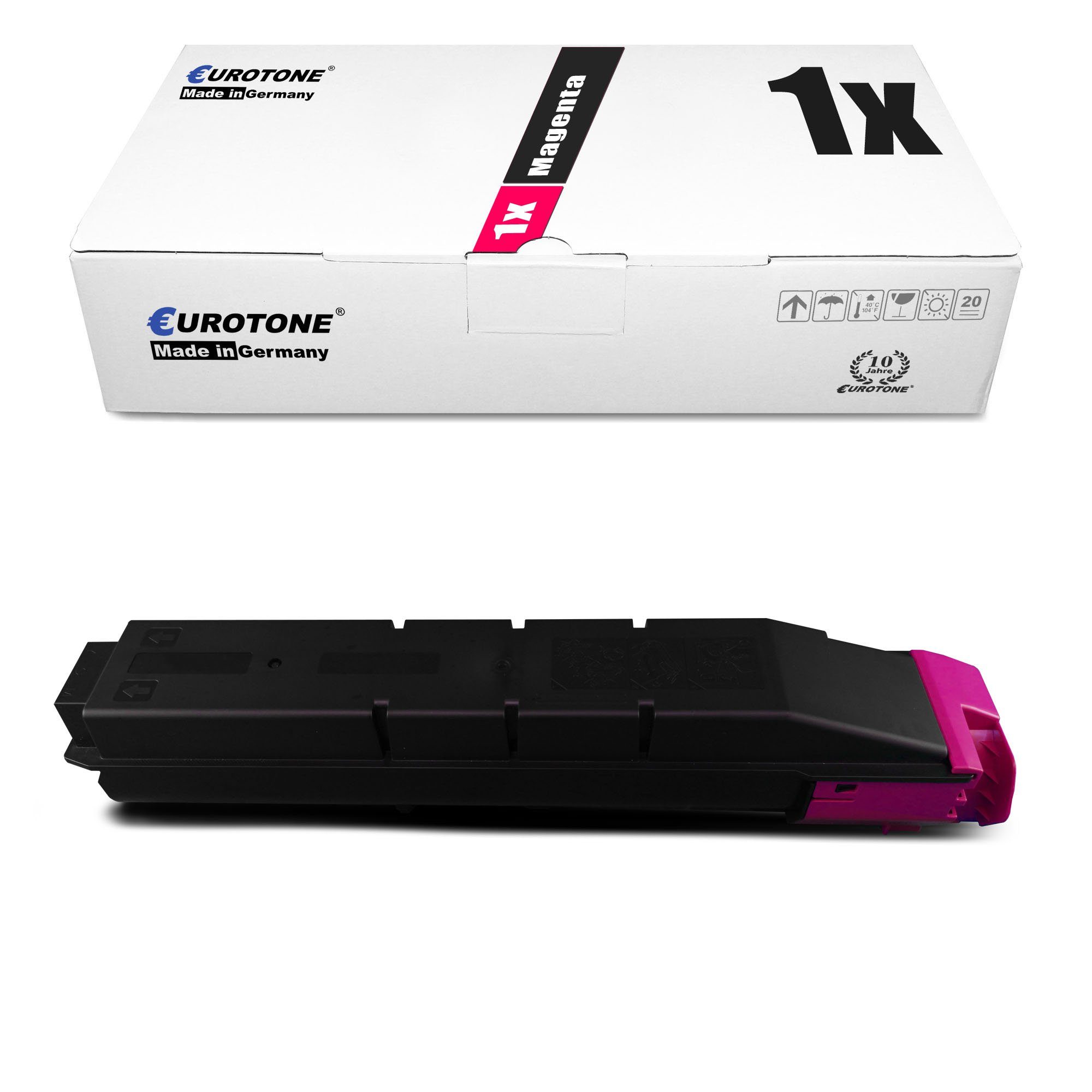 Eurotone Tonerkartusche Toner ersetzt Utax 654510014 fr 4505 5505 Magenta