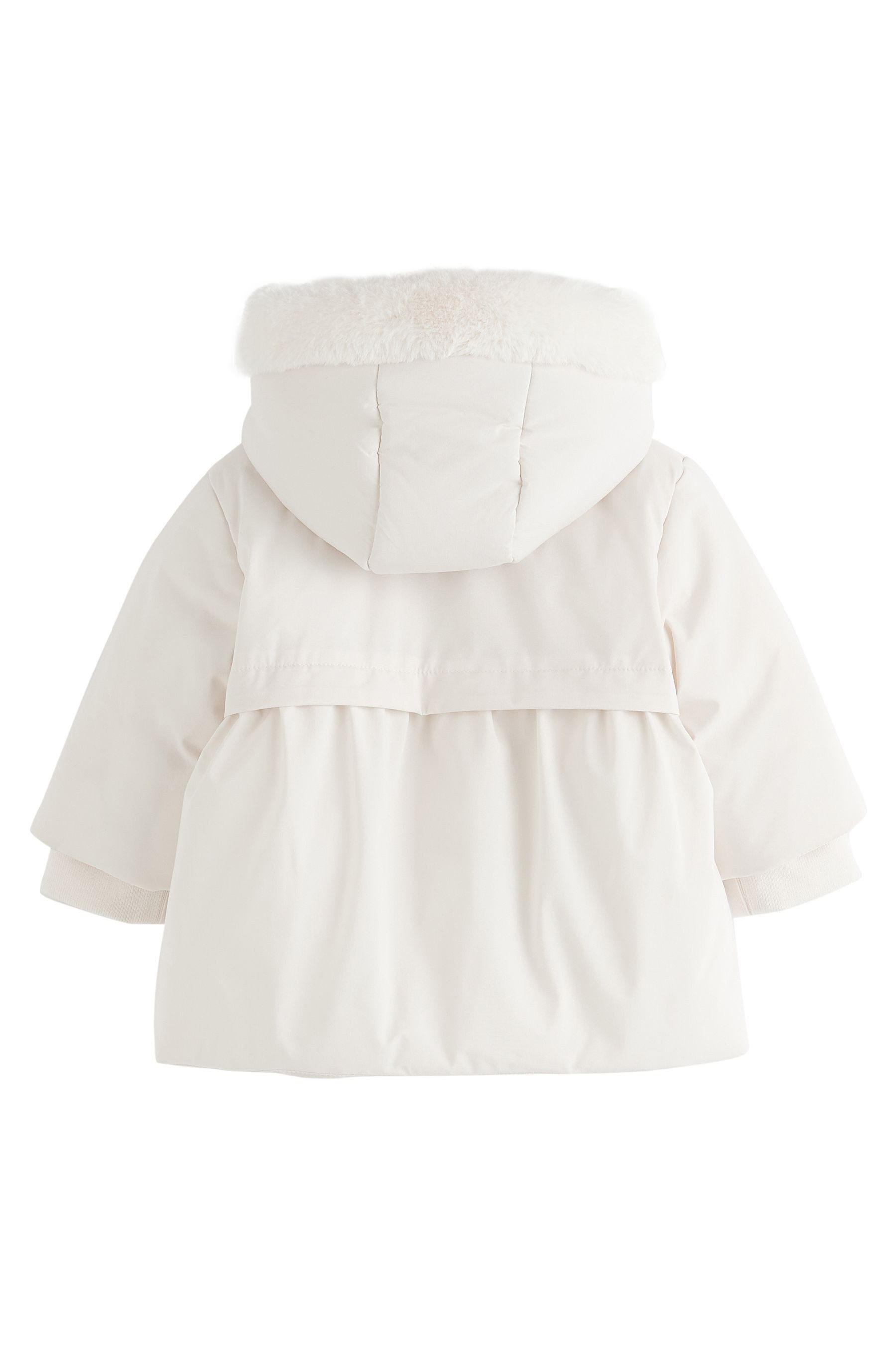 Next Steppjacke Baby Pufferjacke mit Kapuze (1-St)