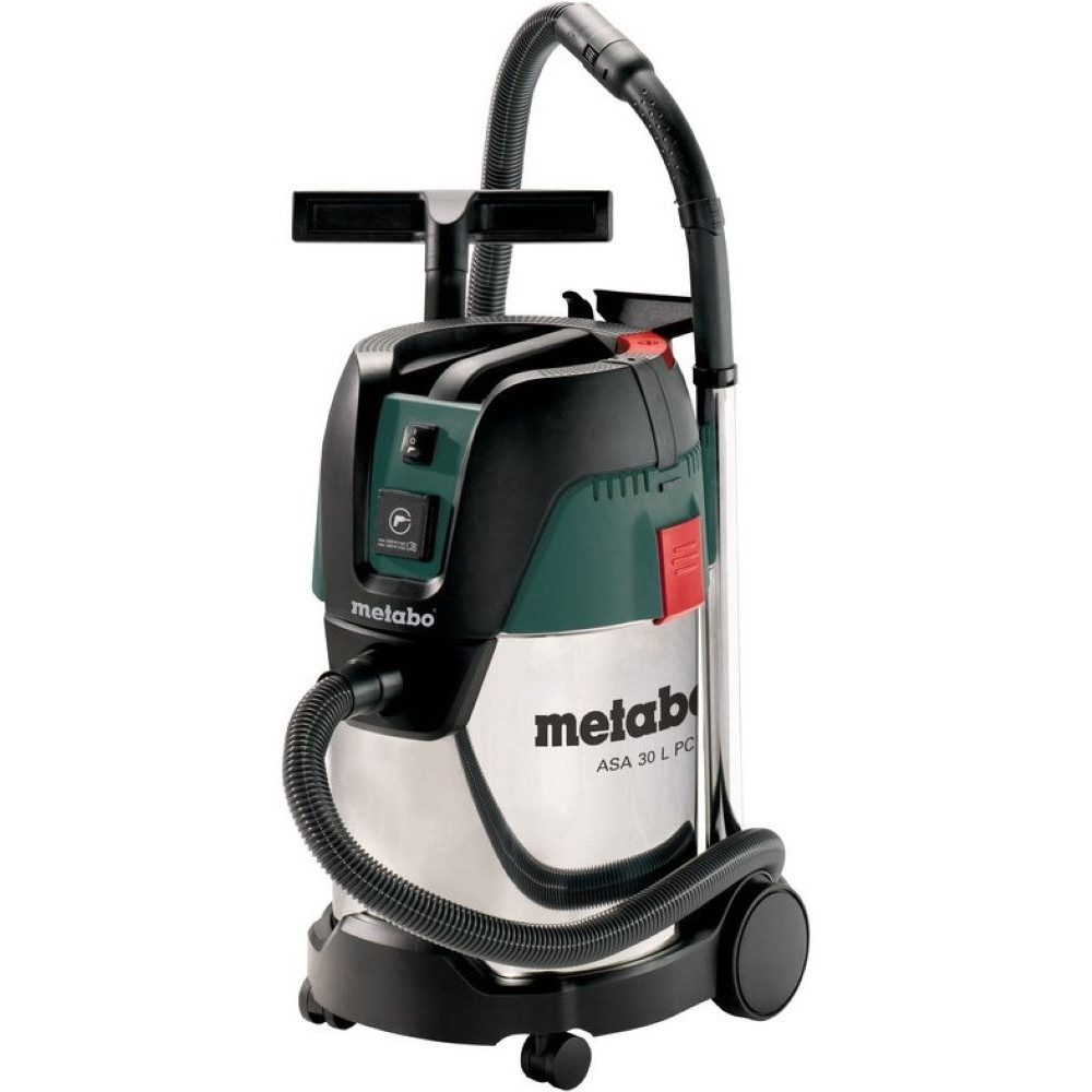 metabo Nass-Trocken-Akkusauger Metabo ASA 30 L PC Inox Всеssauger - Industriestaubs., Leistungsstarker 1250 W Motor