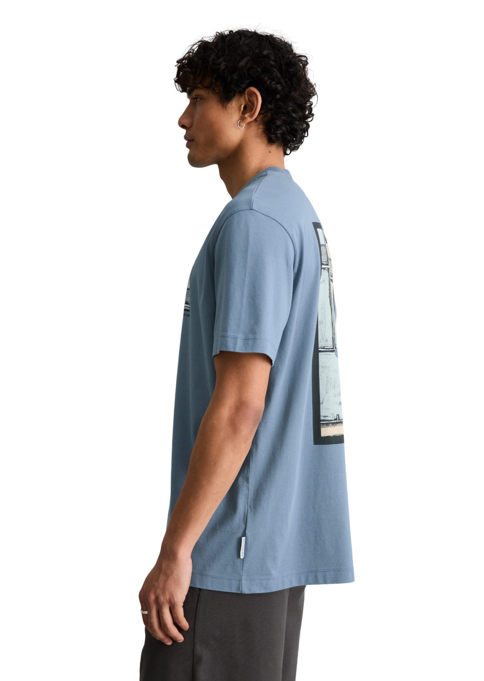Marc O'Polo DENIM T-Shirt mit großem Rückenprint