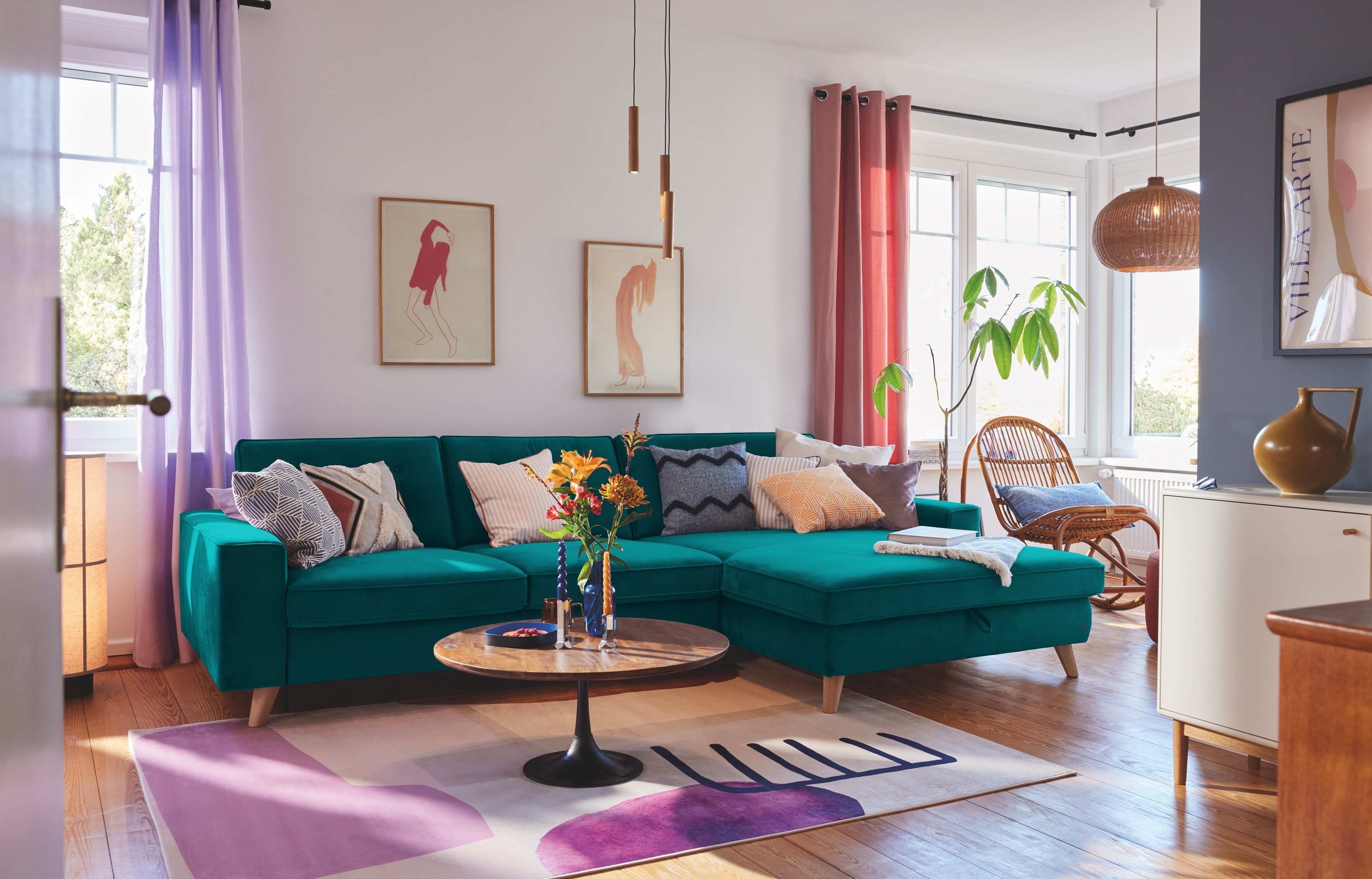 TOM TAILOR Chic, Ecksofa und mit Nordic wahlweise Bettfunktion HOME Shift Bettkasten