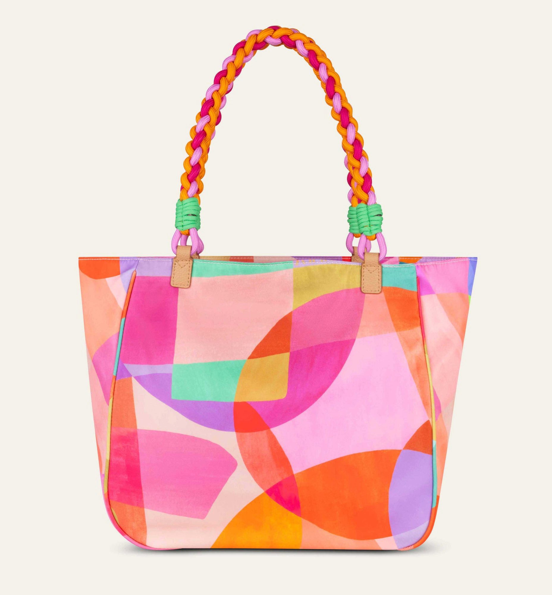 Oilily Shopper Sue Sassy Circles Prism Pink