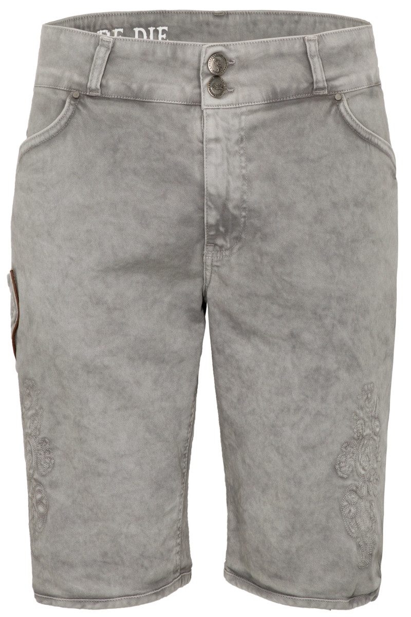 Hangowear Trachtenjeans Jeans Bermuda Herren - HECTOR - hellgrau