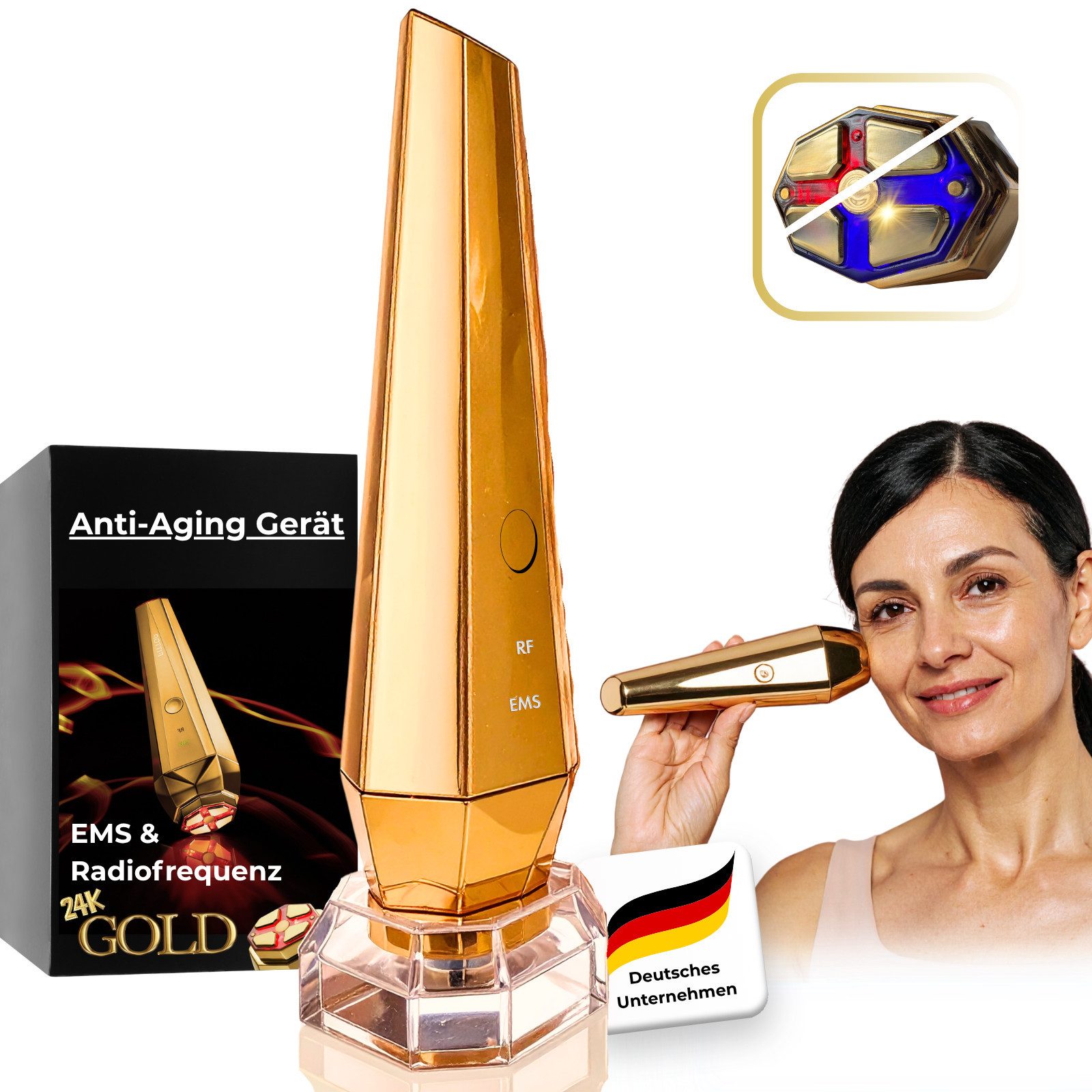EMS-Gerät [Neuheit] Beautygerät Golden Glow Anti-Aging