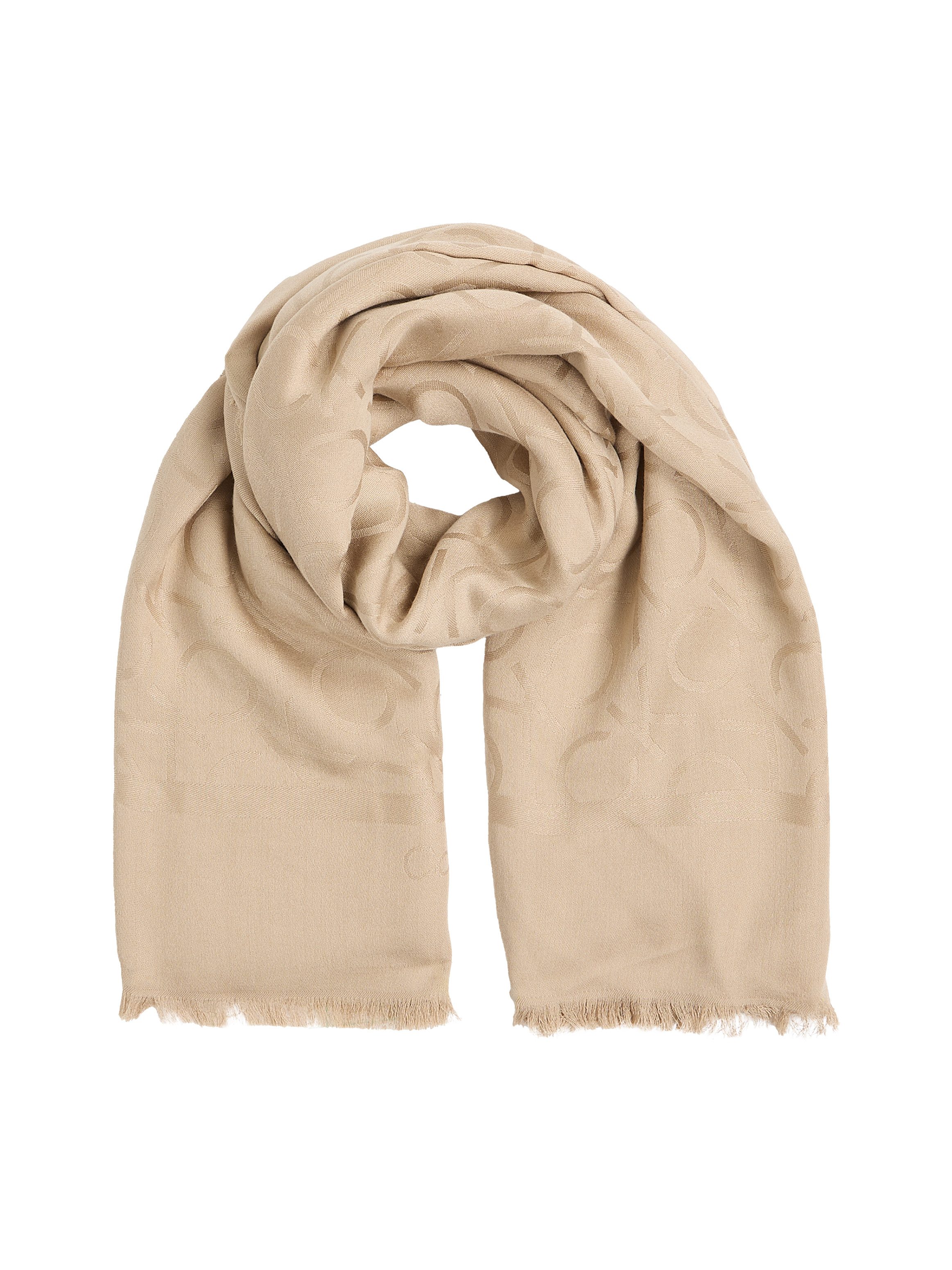 Calvin Klein Schal SHINY JACQUARD MONOGRAM günstig online kaufen
