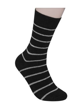 Die Sockenbude Basicsocken MONOCHROM - Herrensocken (Bund, 5-Paar, grau schwarz) mit Komfortbund ohne Gummi