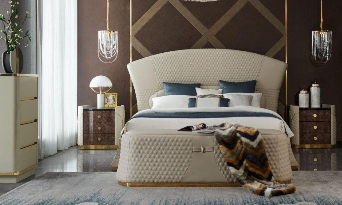 JVmoebel Bettbank Vielseitige Sitzbank aus hochwertigem Material in modernem Design (XXL HOCKER), Made in Europa