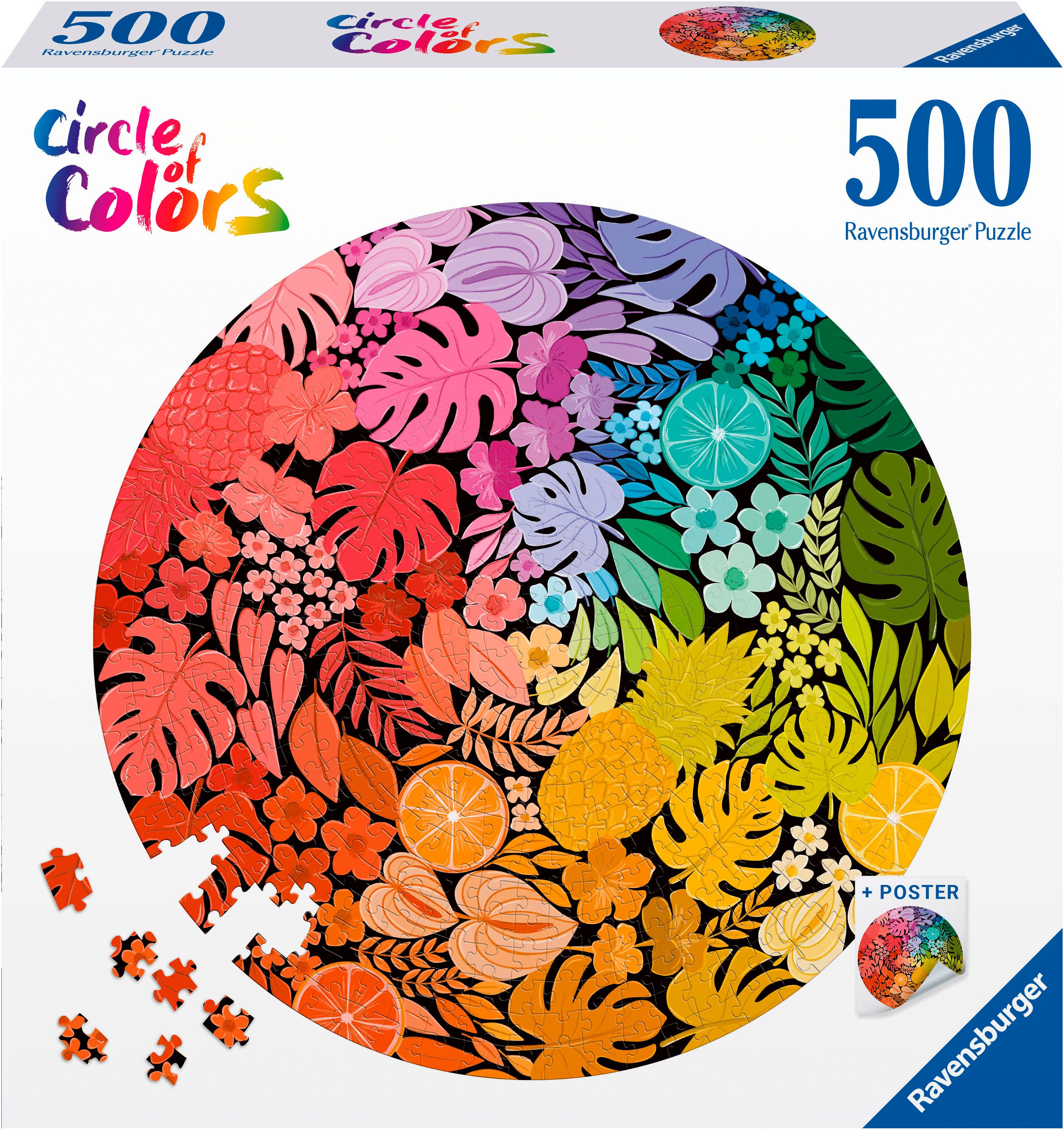 Ravensburger Puzzle Tropical, 500 Puzzleteile, Made günstig online kaufen