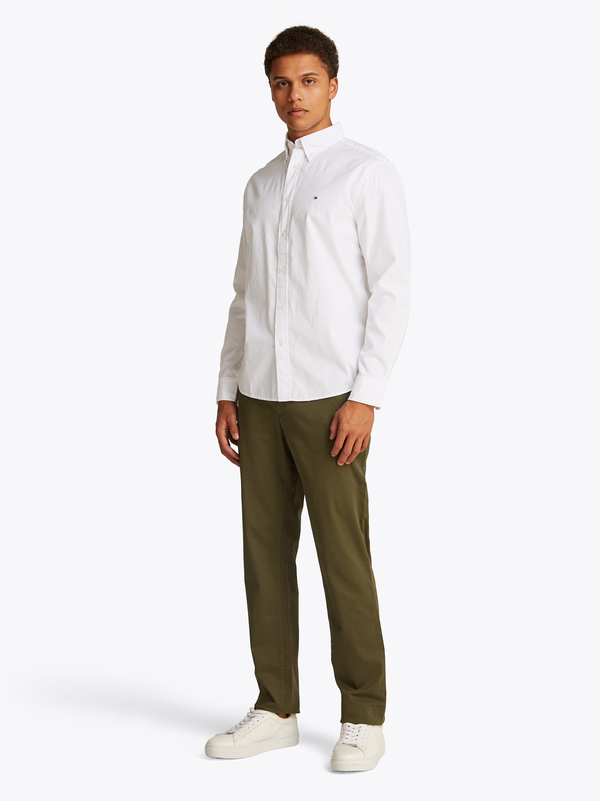 Tommy Hilfiger Langarmhemd CORE FLEX POPLIN SOLID Regular Fit SHIRT