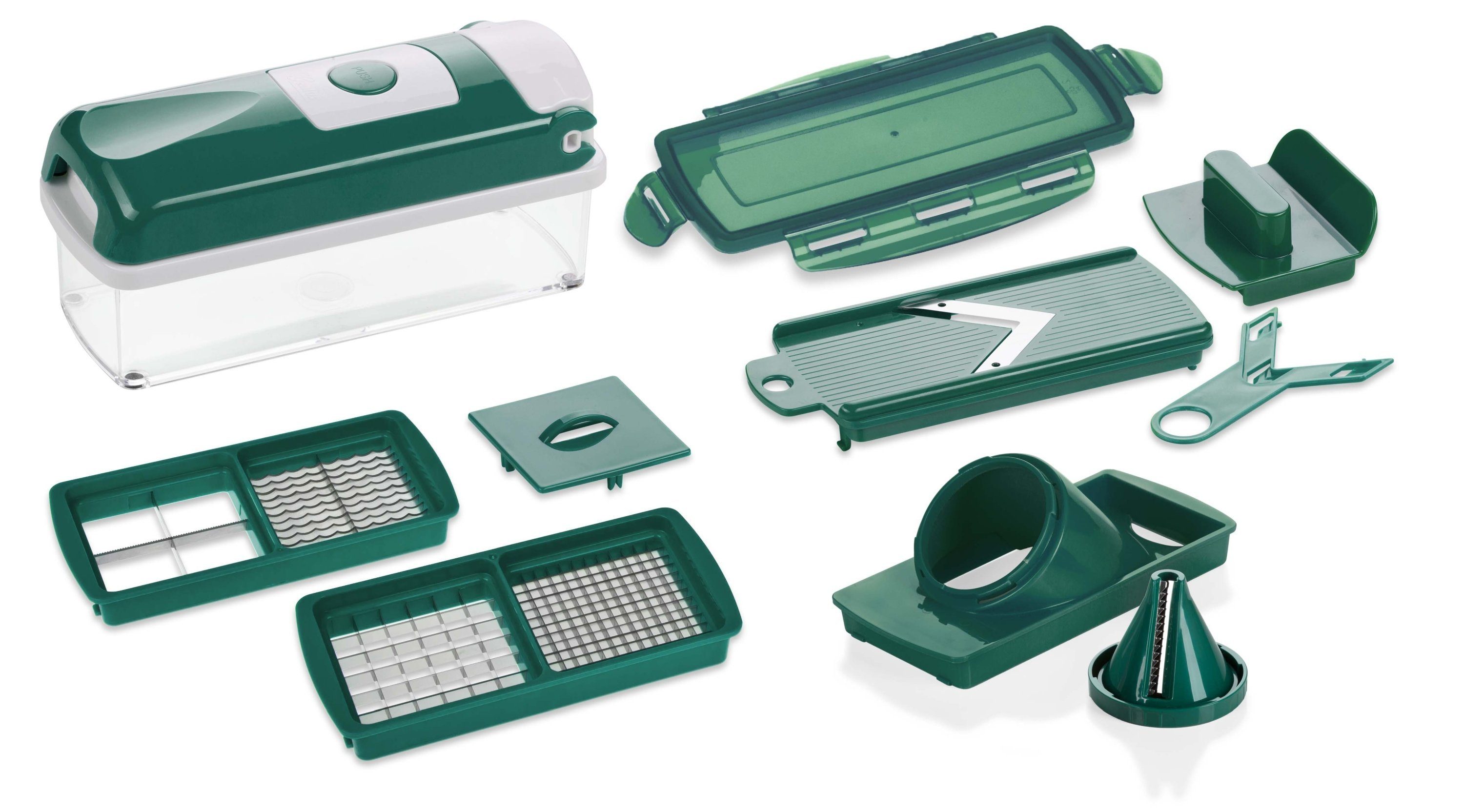 Genius Zerkleinerer Gemüseschneider Zerkleinerer Genius Nicer Dicer SMART Julietti 9-tlg.