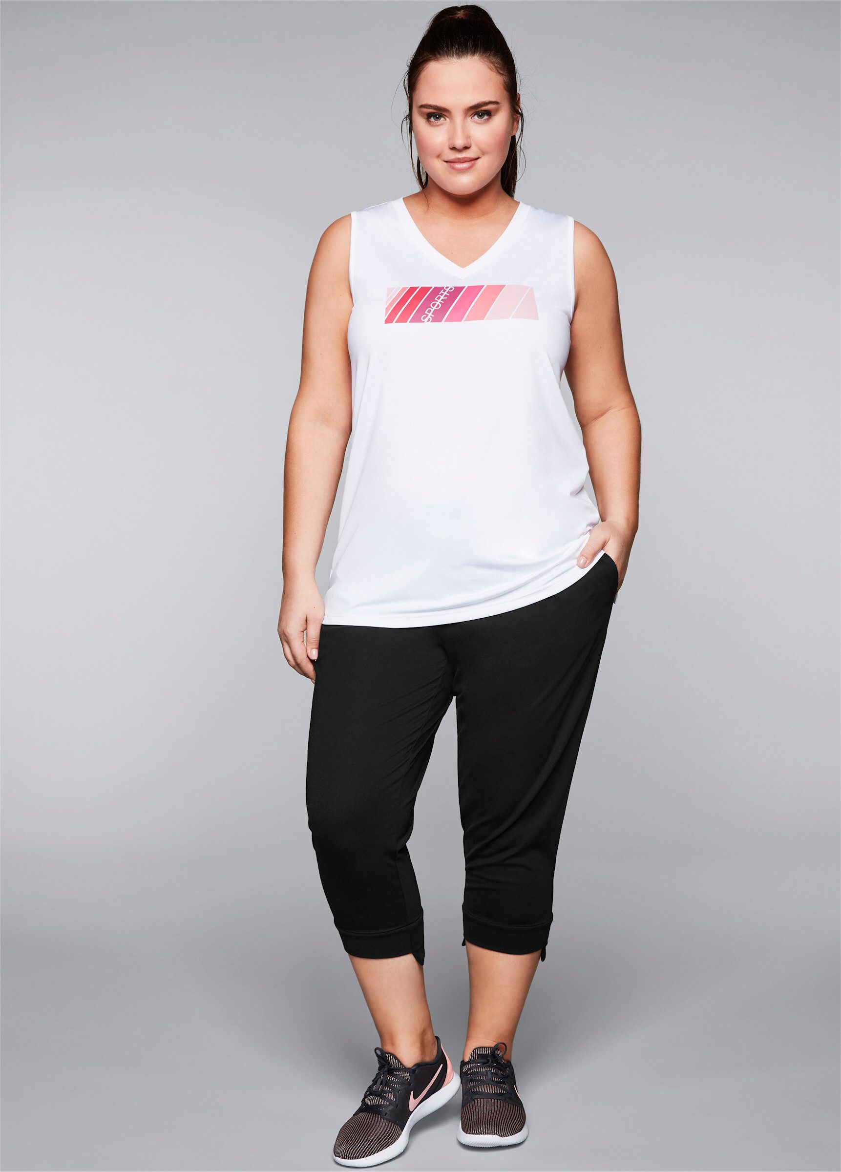 Sheego Jogginghose Sweathose normal günstig online kaufen