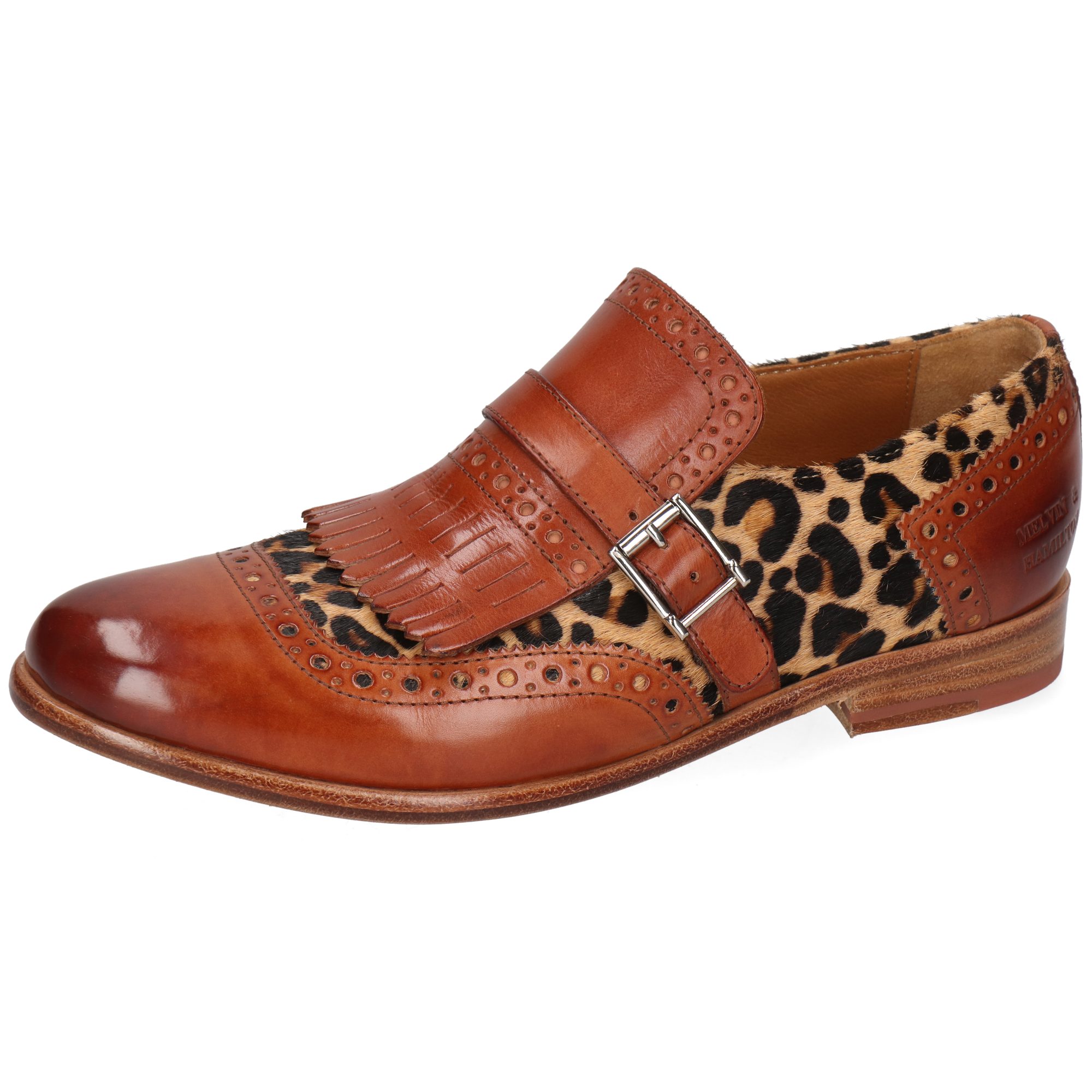 Melvin & Hamilton Selina 2 Leder-Loafers für Damen Loafer Flache Absätze, Echtes Leder, Vegetabile Gerbung