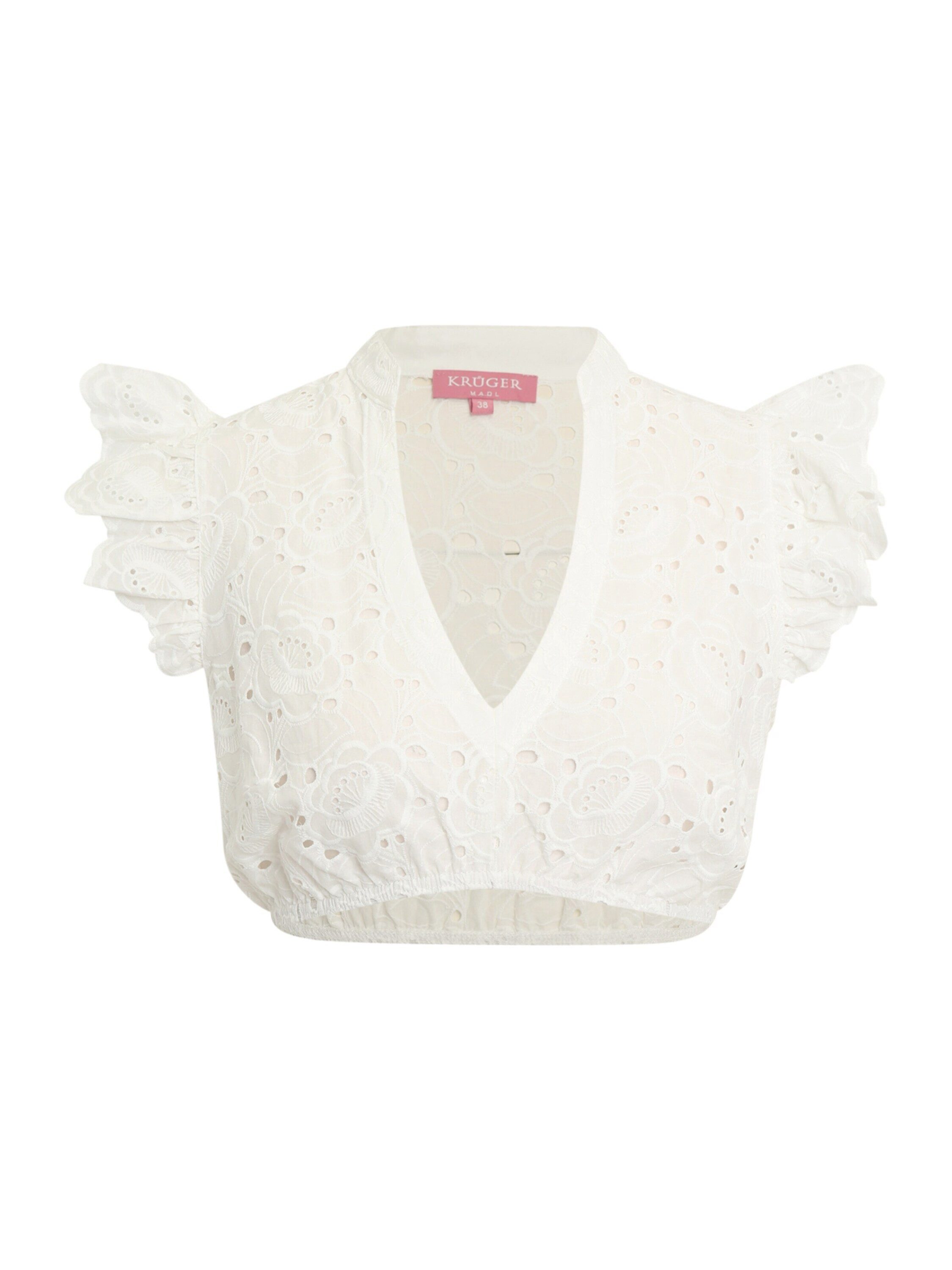 Krüger Madl Funktionsbluse (1-tlg) Drapiert/gerafft