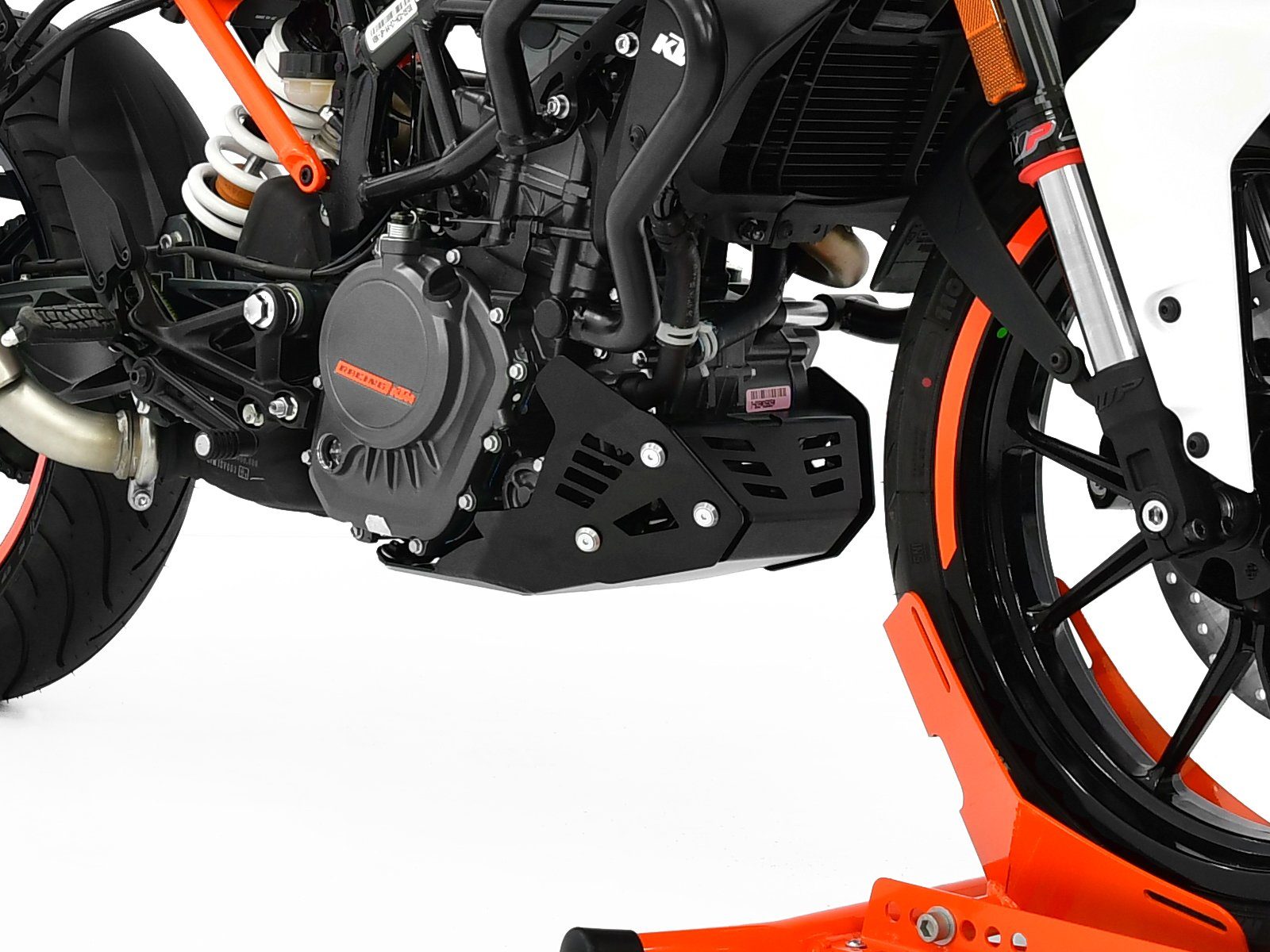 ZIEGER Motor-Schutzhülle Motorschutz für KTM 125 Duke schwarz