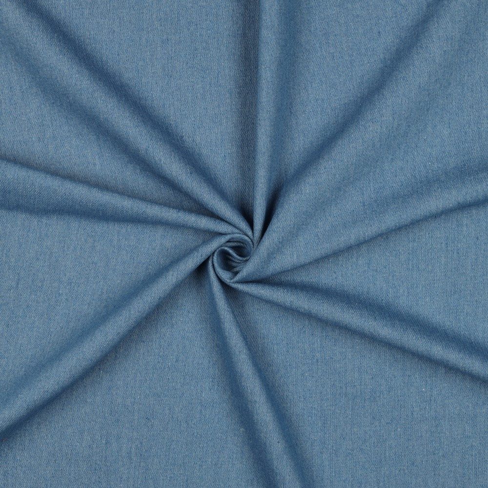MAGAM-Stoffe Stoff "Oliver", Jeansstoff uni Denim 100% Baumwolle OEKO-TEX Meterware 50cm