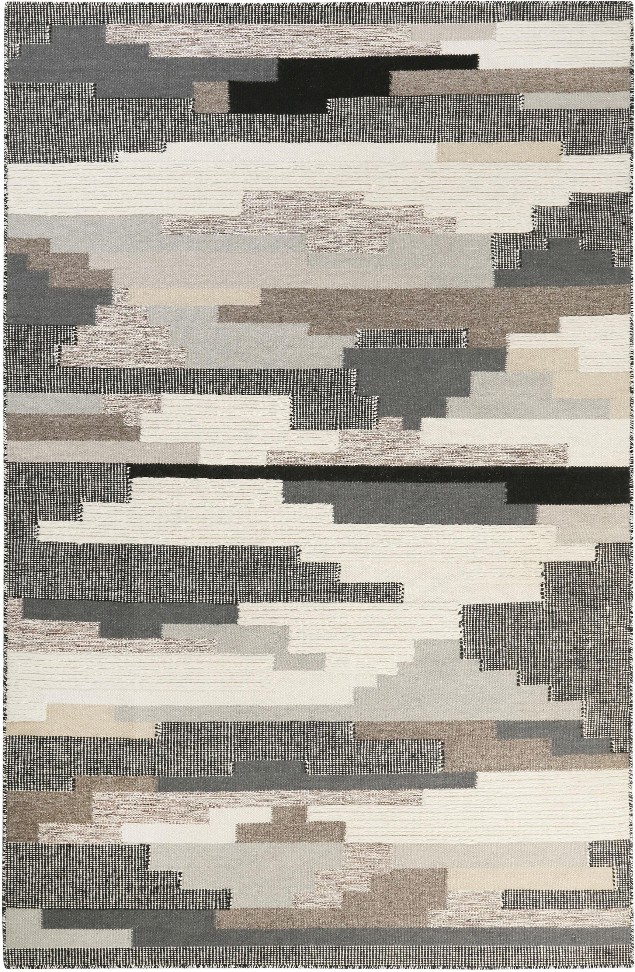 Esprit Wollteppich Natham Kelim ESP-6012, rechteckig, Höhe: 8 mm, reine Wolle, Wohnzimmer