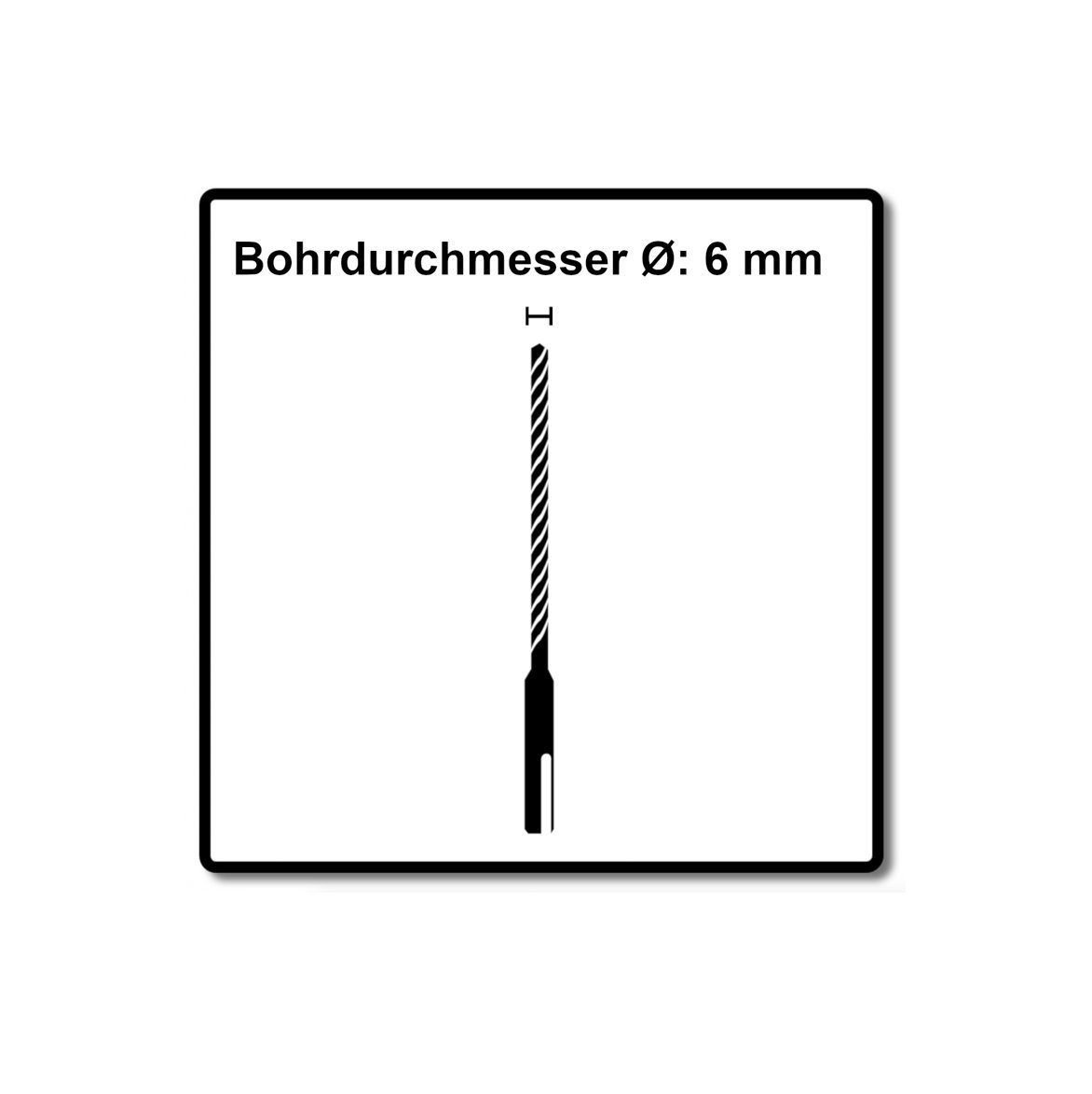 NEMESIS Bohrer- 2 Makita SDS-Plus Hammer und (B-57978) Bohrer Beton 6x165 Bitset Makita und Stahl